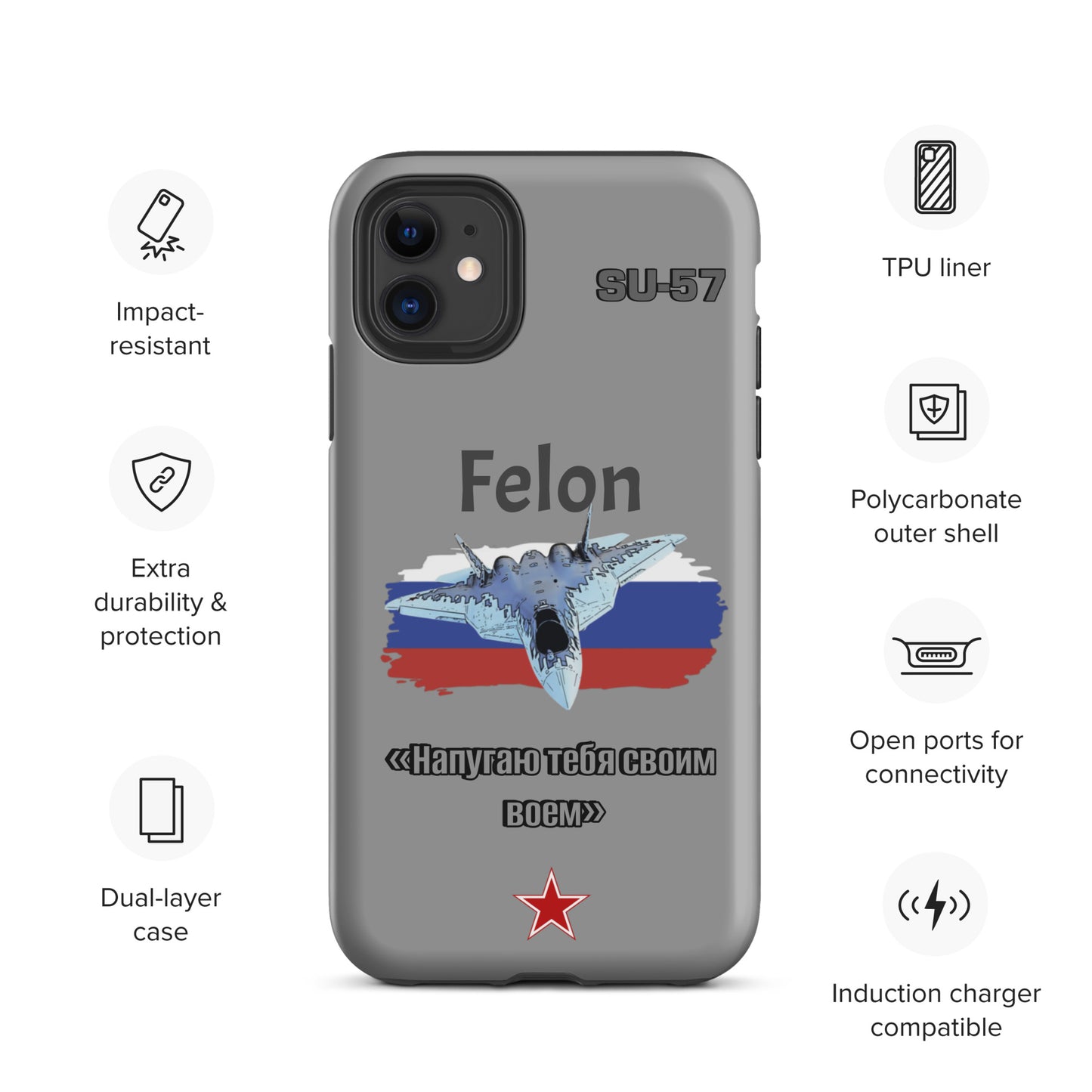 Felon Patriot iPhone Case