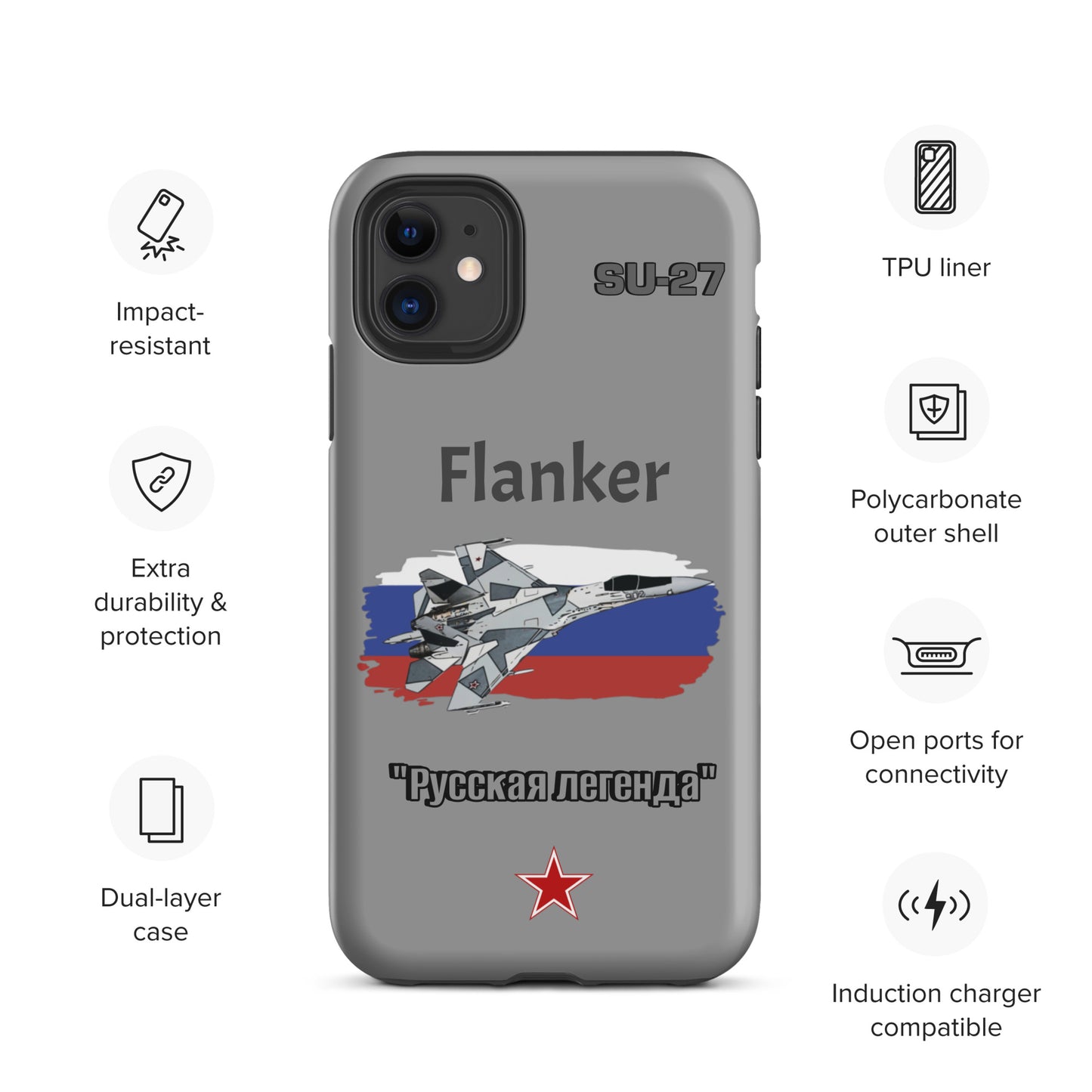 Flanker Patriot iPhone Case