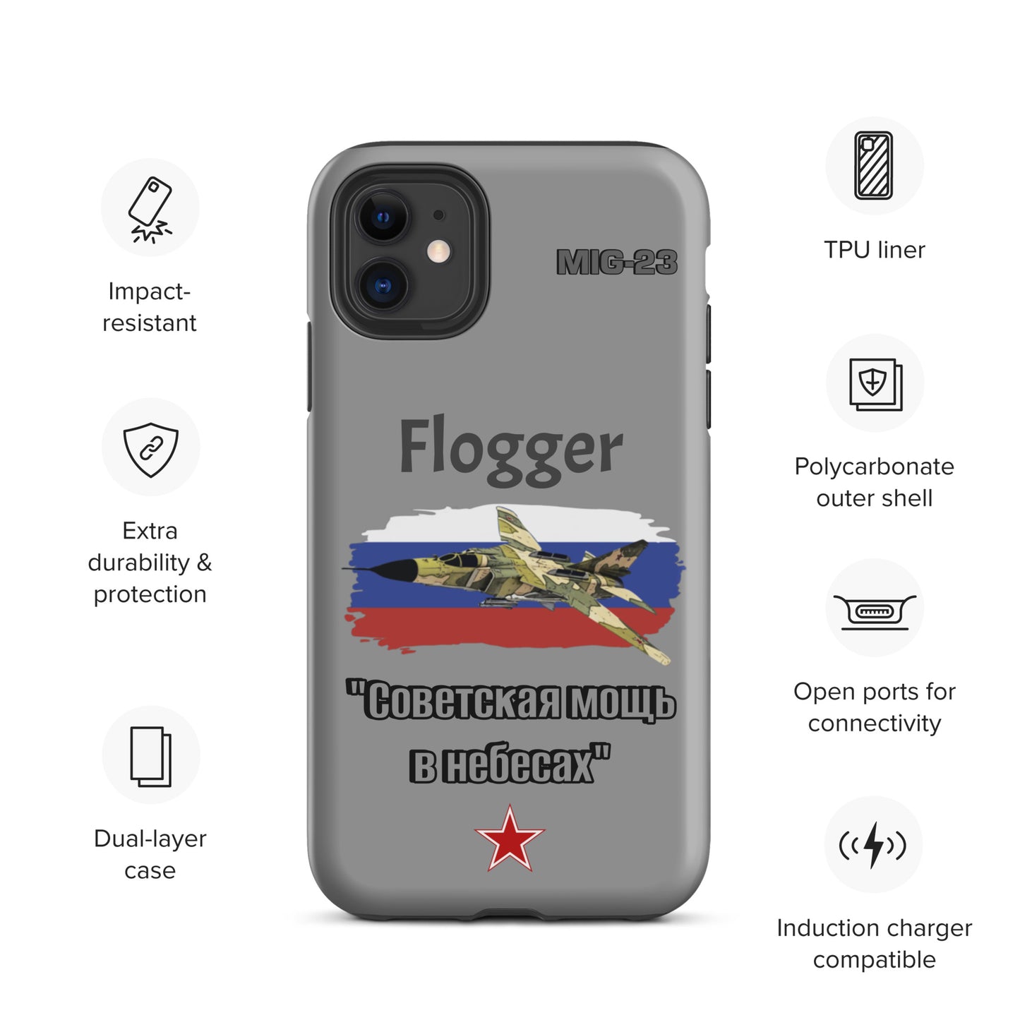 Flogger Patriot iPhone Case