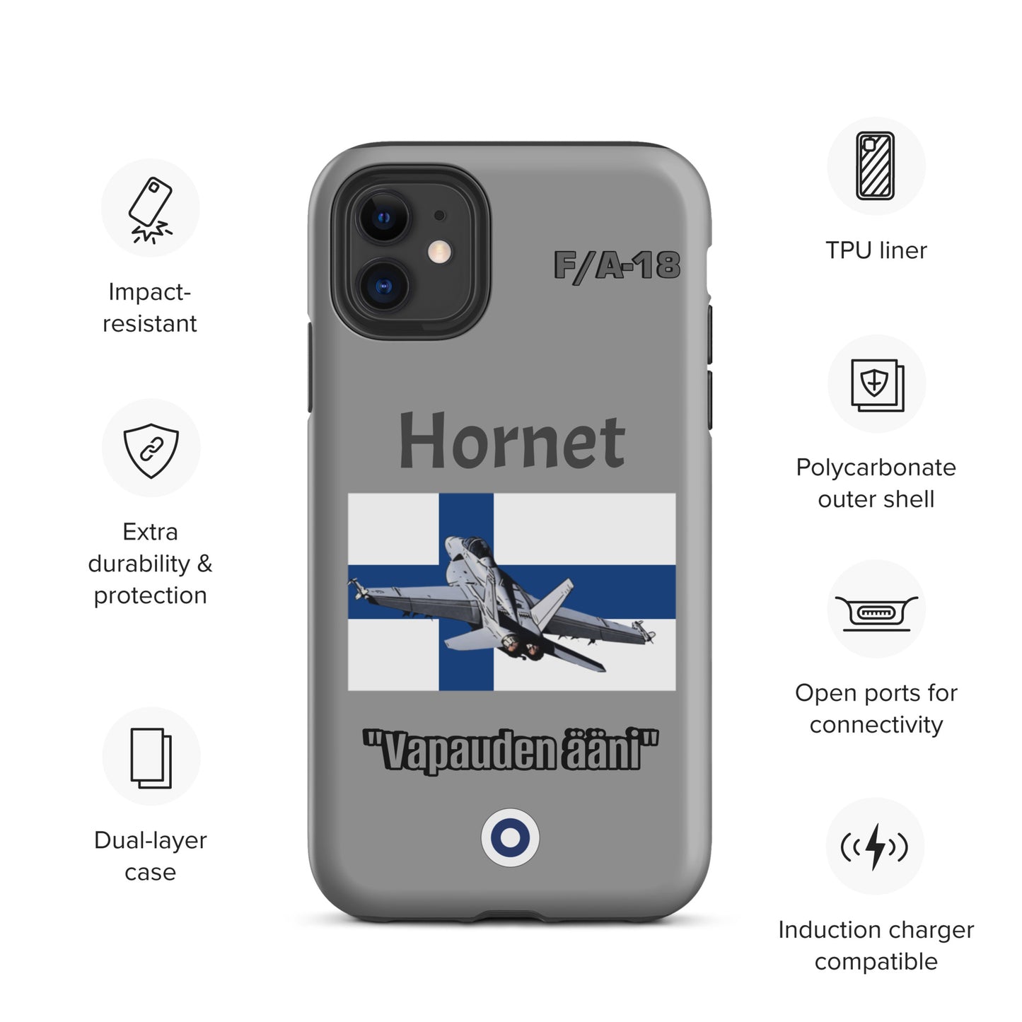 Finnish Hornet Patriot iPhone Case