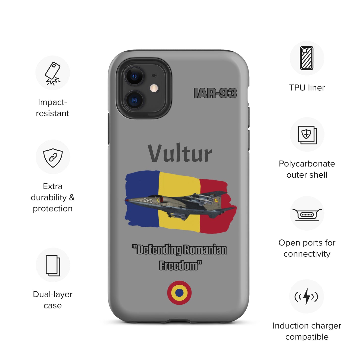 Vultur Patriot iPhone Case