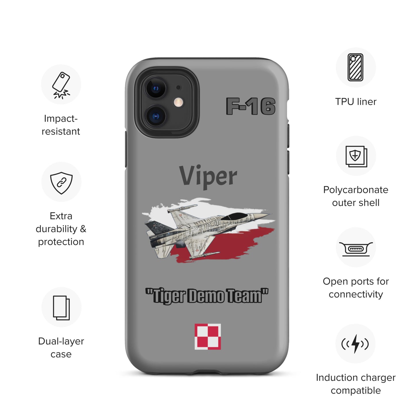 Poland Tiger Demo Team iPhone Case