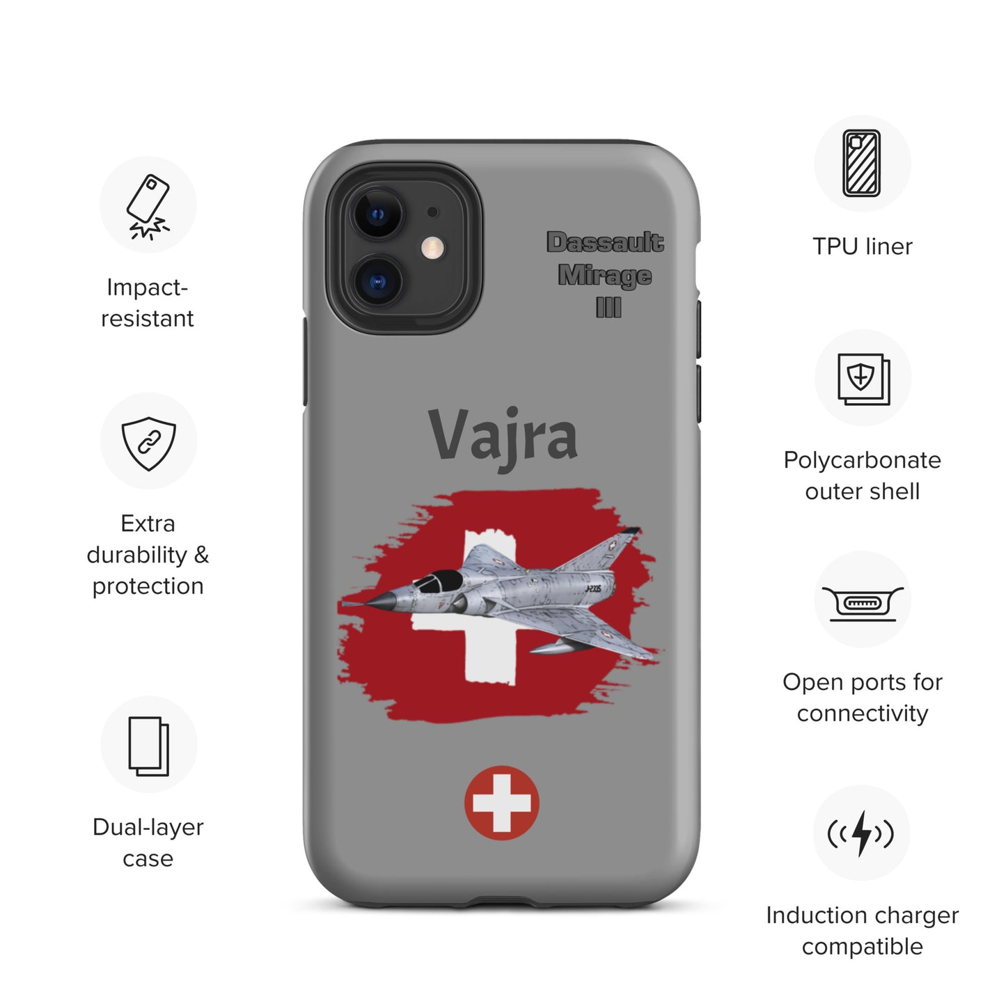 Swiss Mirage Patriot iPhone Case