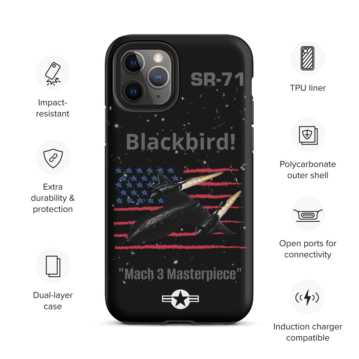 Blackbird Patriot iPhone Case