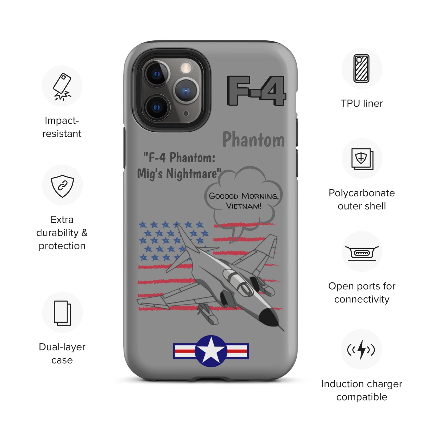 Patriot Phantom iPhone Case