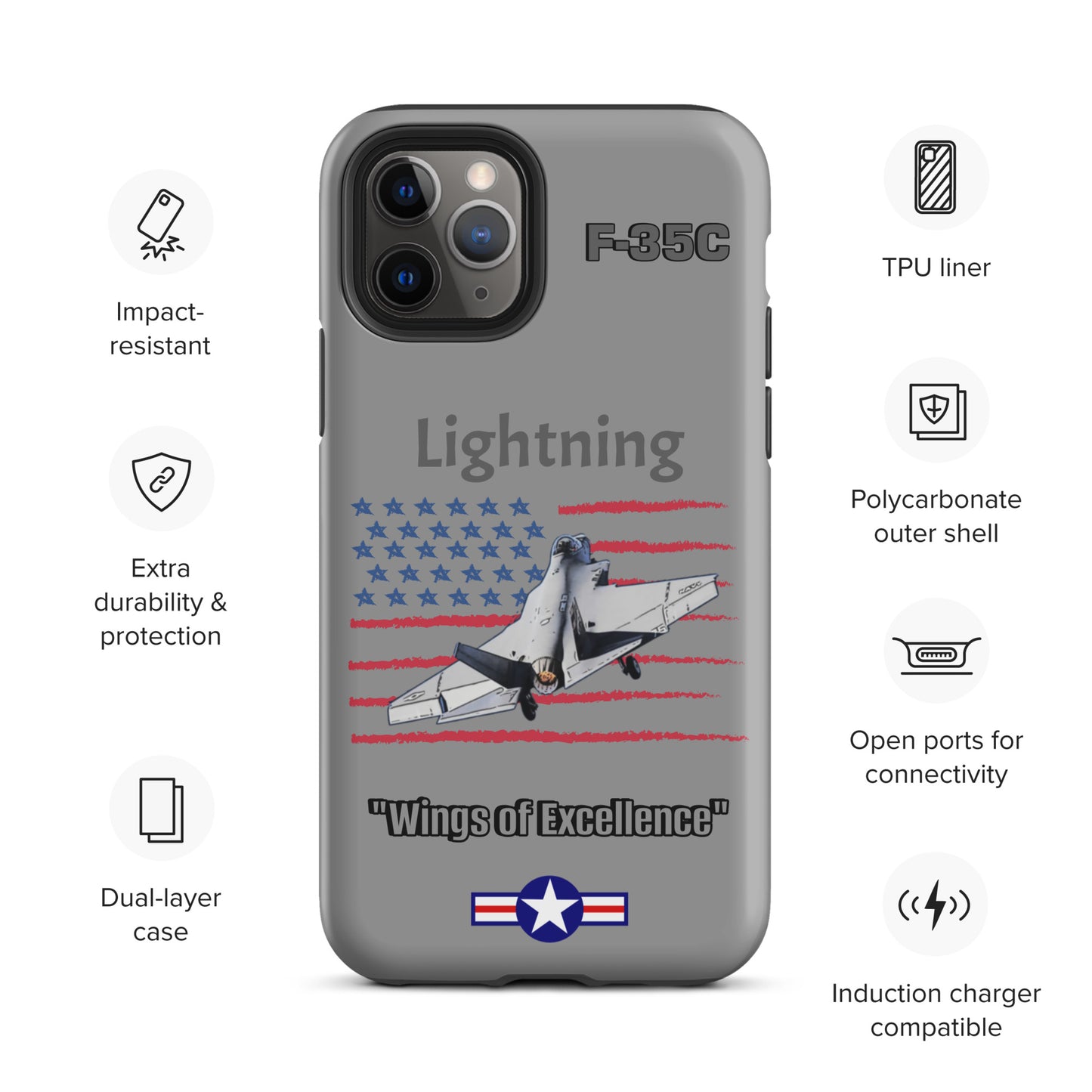 Wings Of Excellence iPhone Case