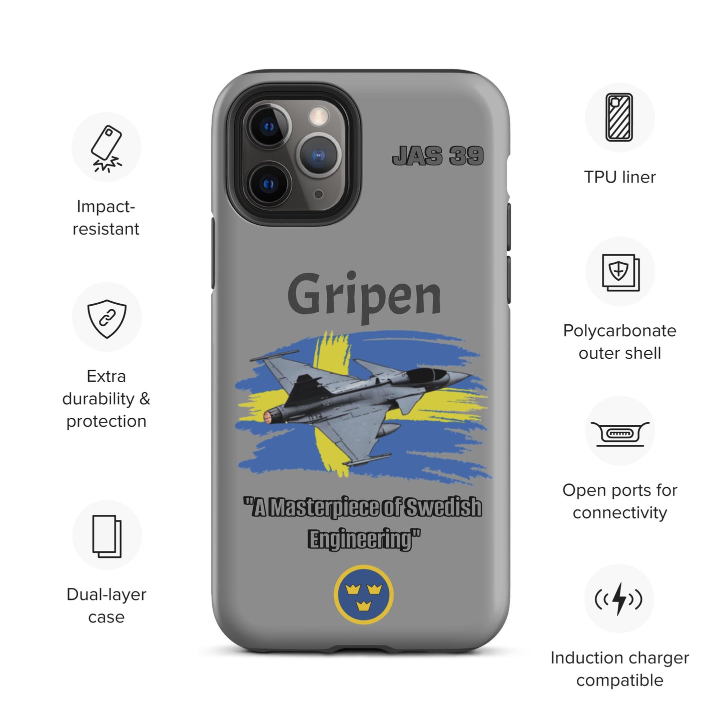 Gripen Patriot iPhone Case