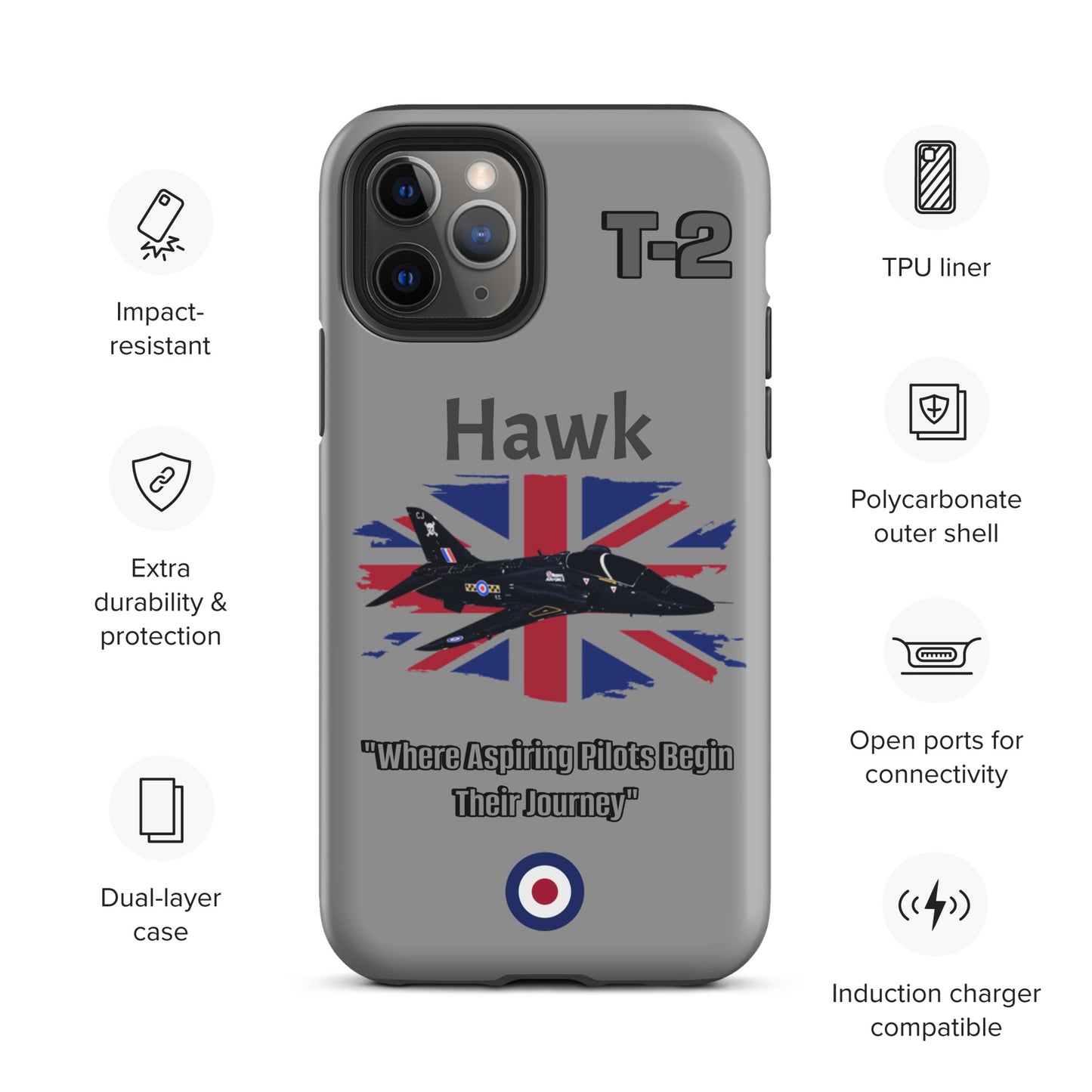 Hawk Patriot iPhone Case