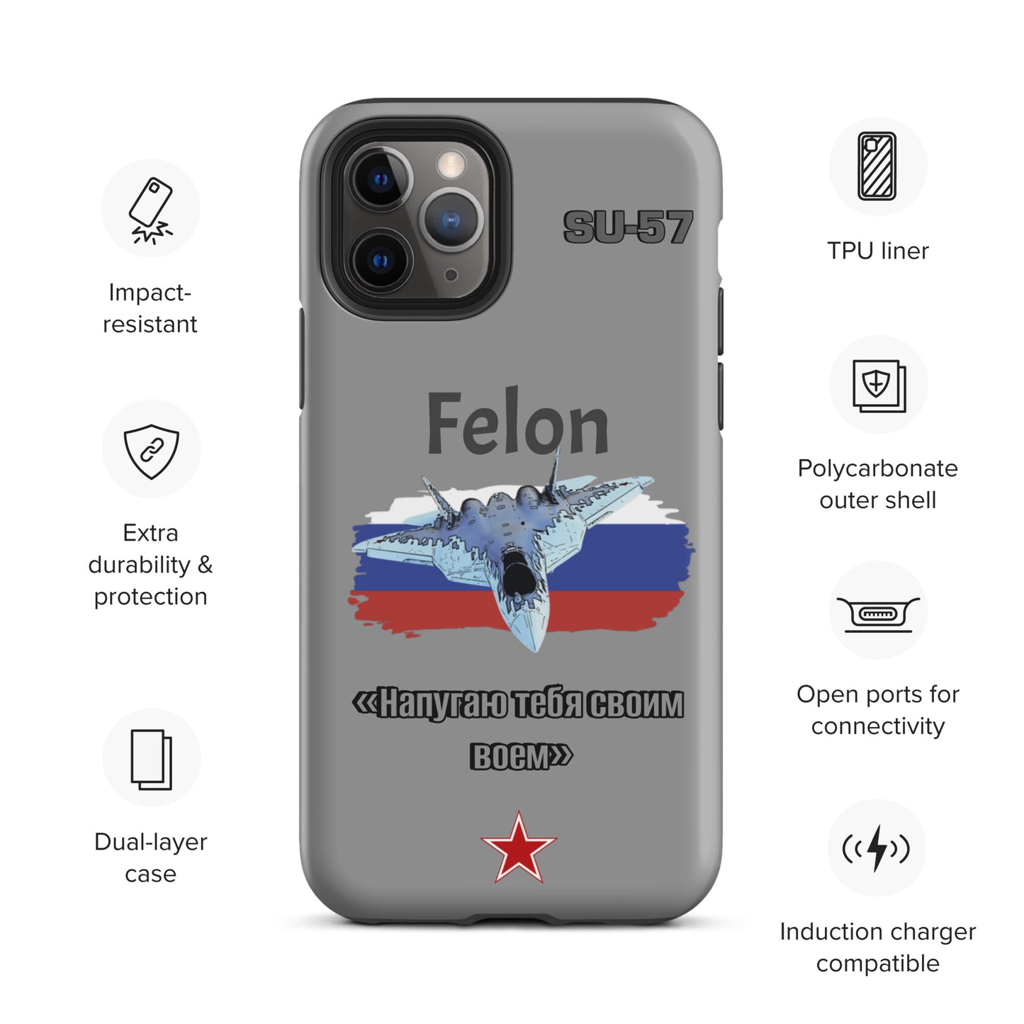 Felon Patriot iPhone Case