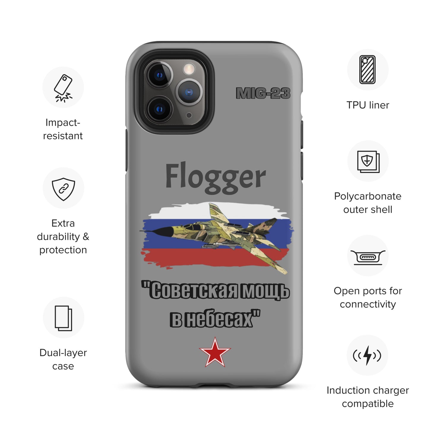 Flogger Patriot iPhone Case