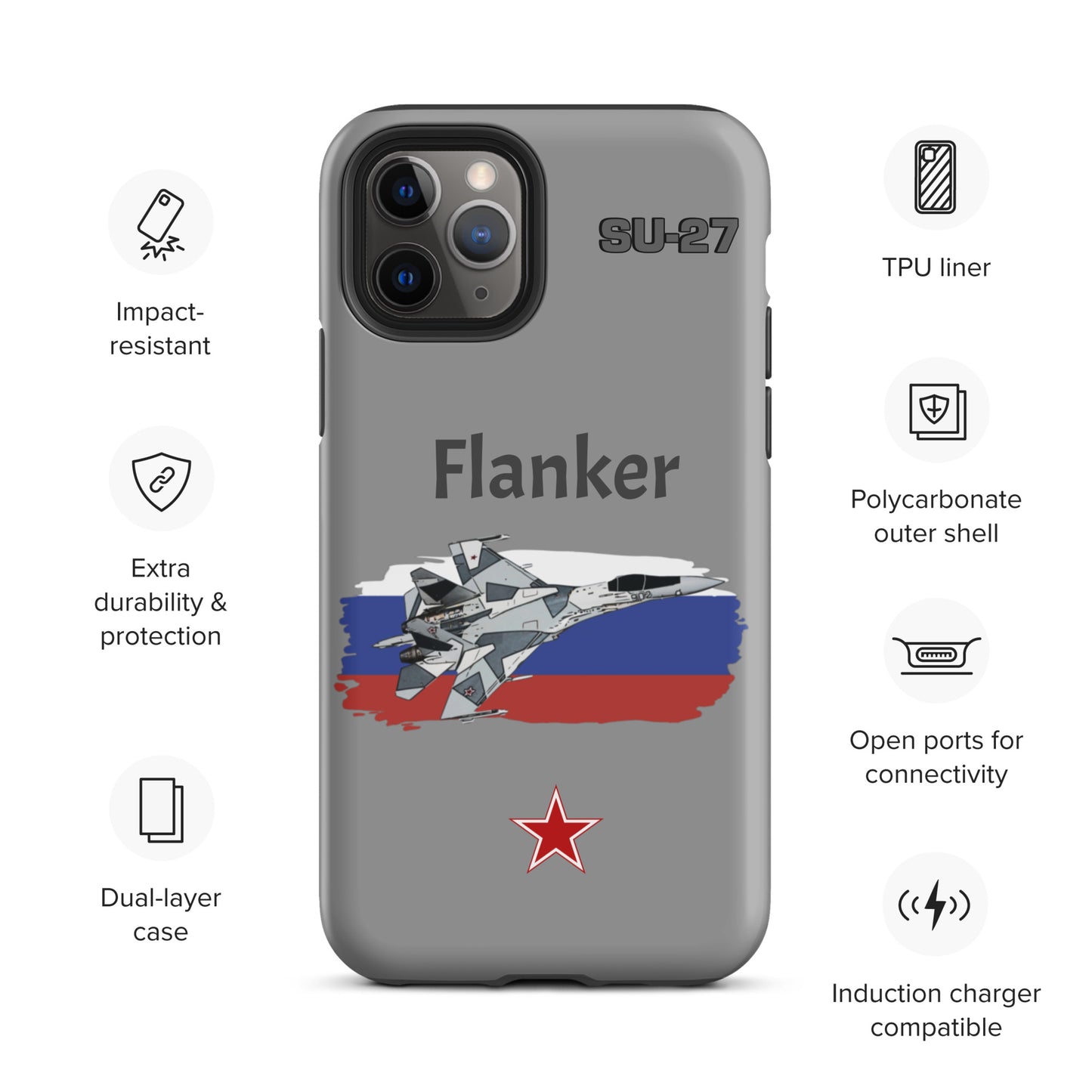 Flanker Patriot iPhone Case (Without Quotes)