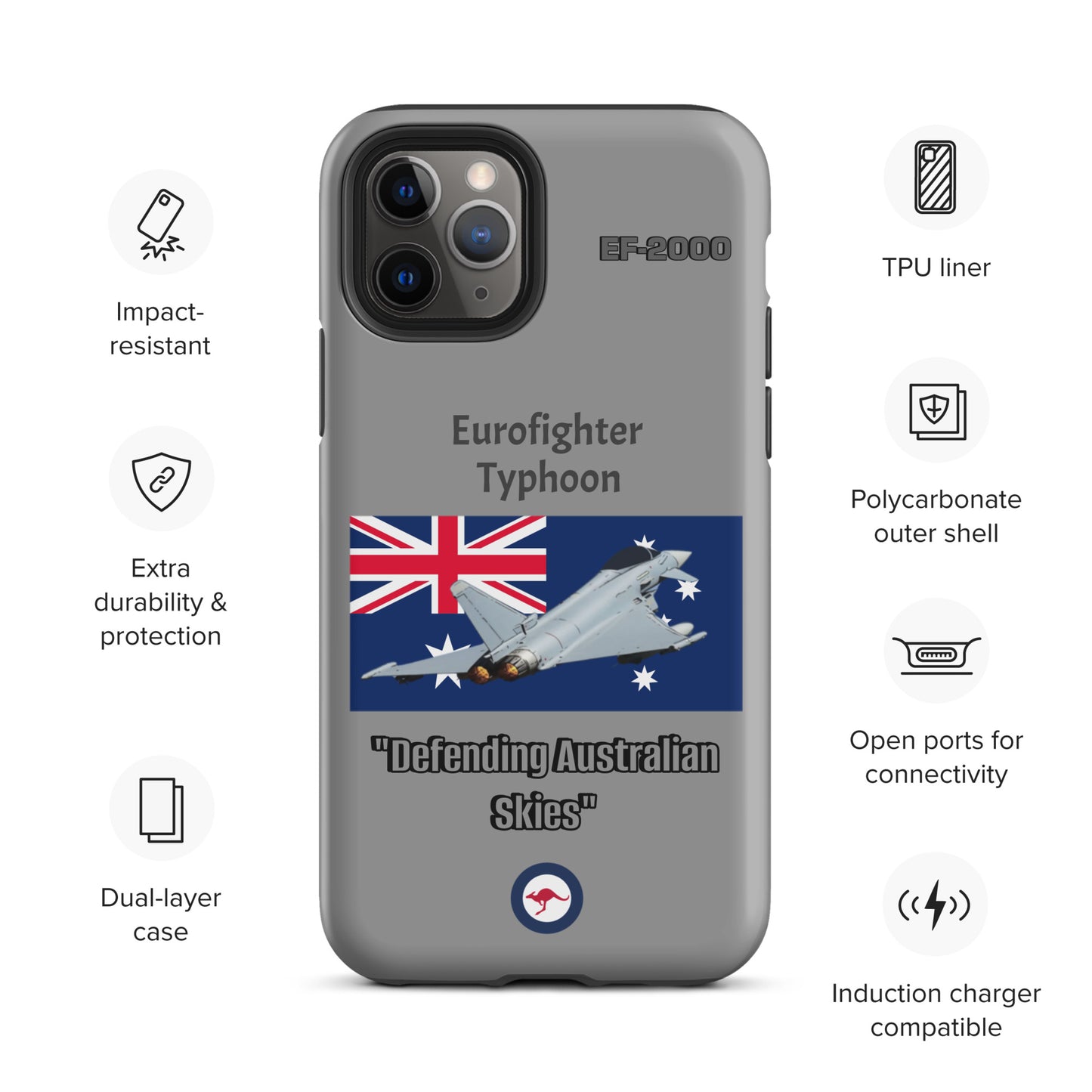 Australian Typhoon Patriot iPhone Case