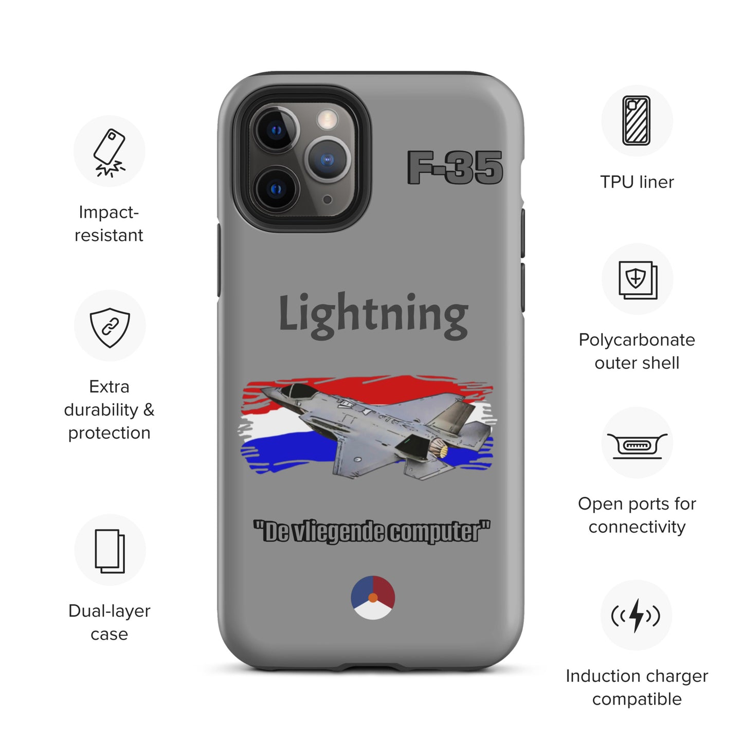 Dutch Lightning Patriot iPhone Case