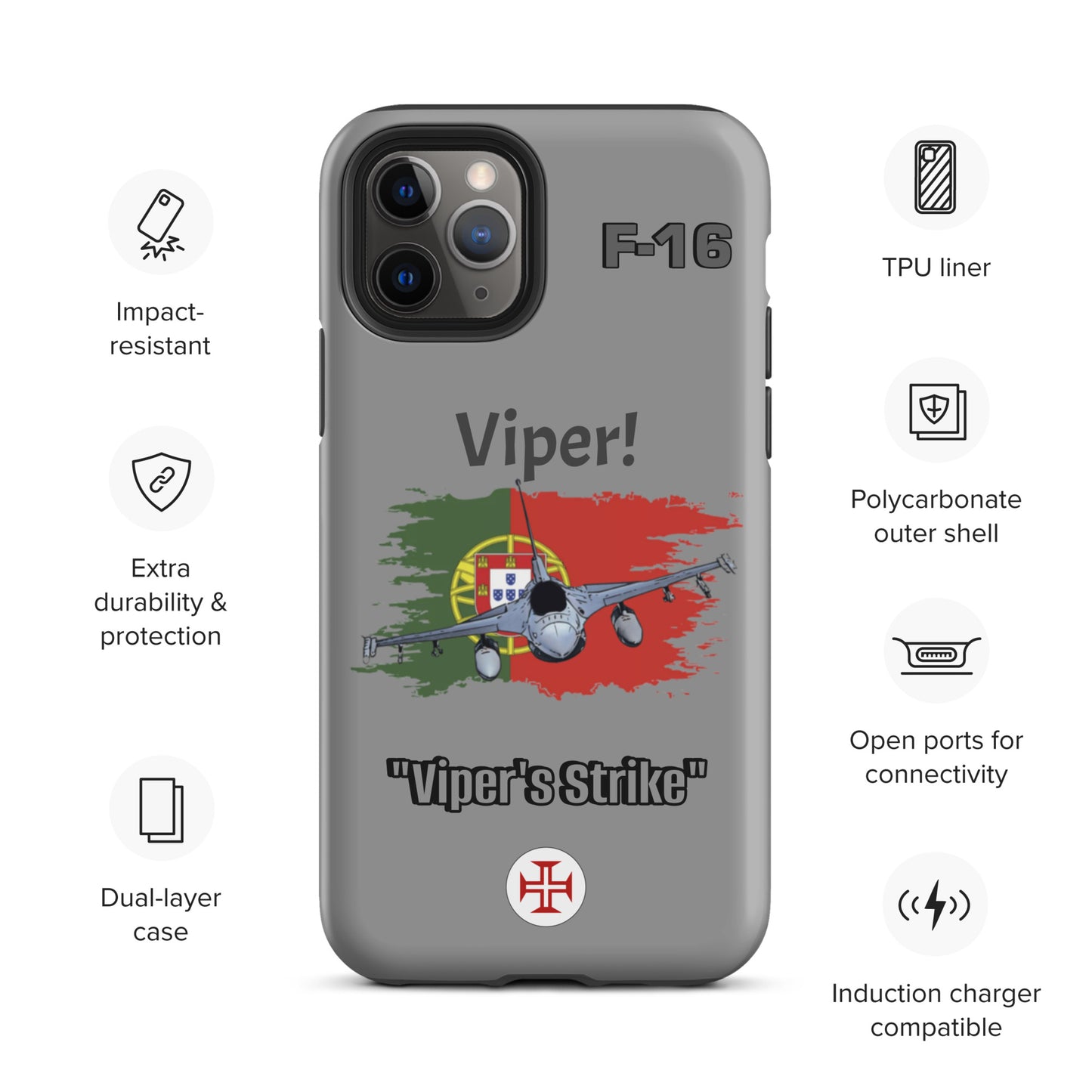 Portuguese Viper Patriot iPhone Case