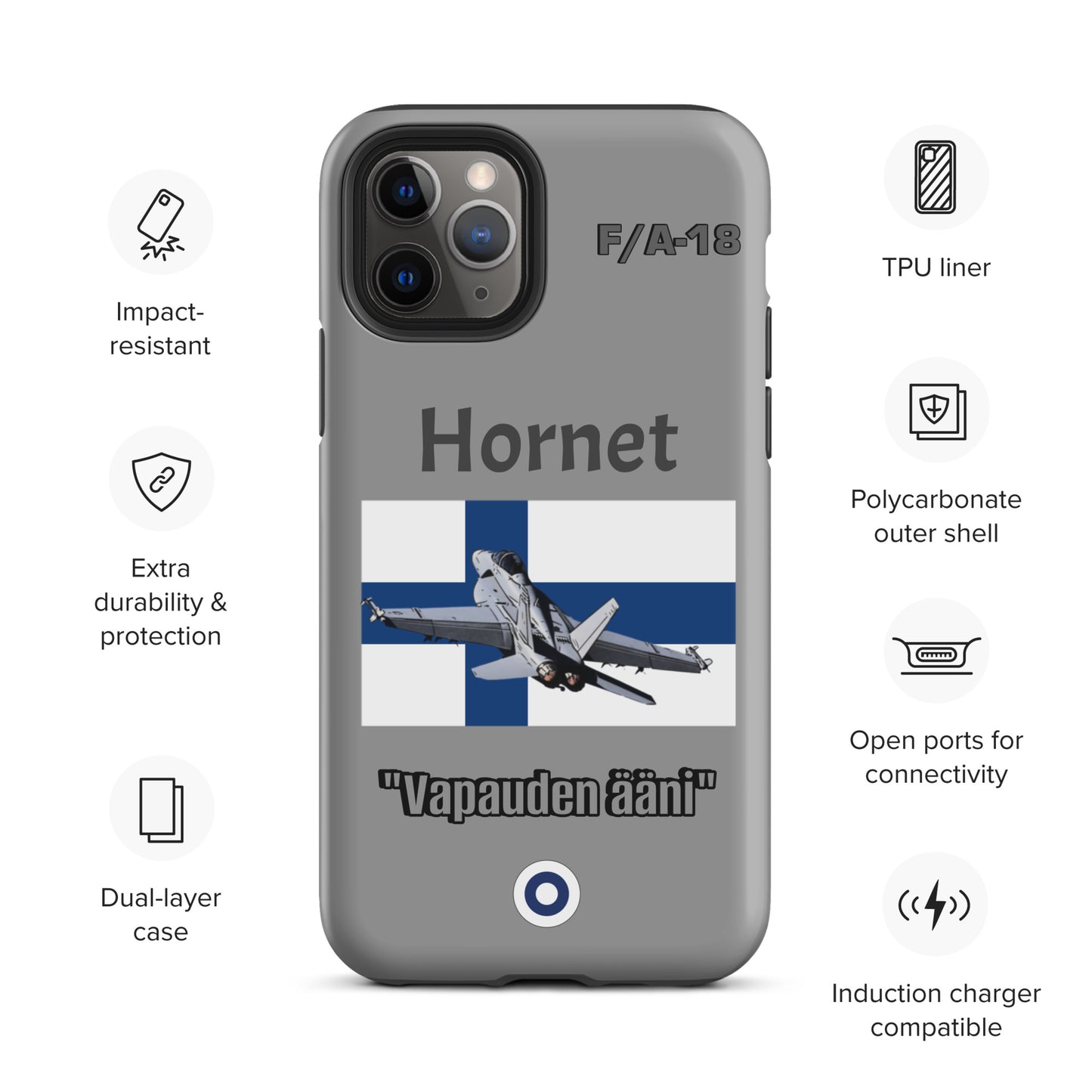 Finnish Hornet Patriot iPhone Case