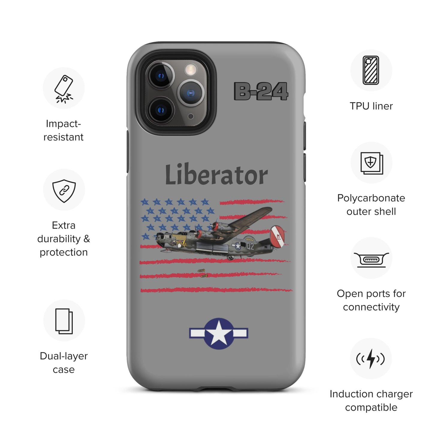 WWII Liberator Patriot iPhone Case