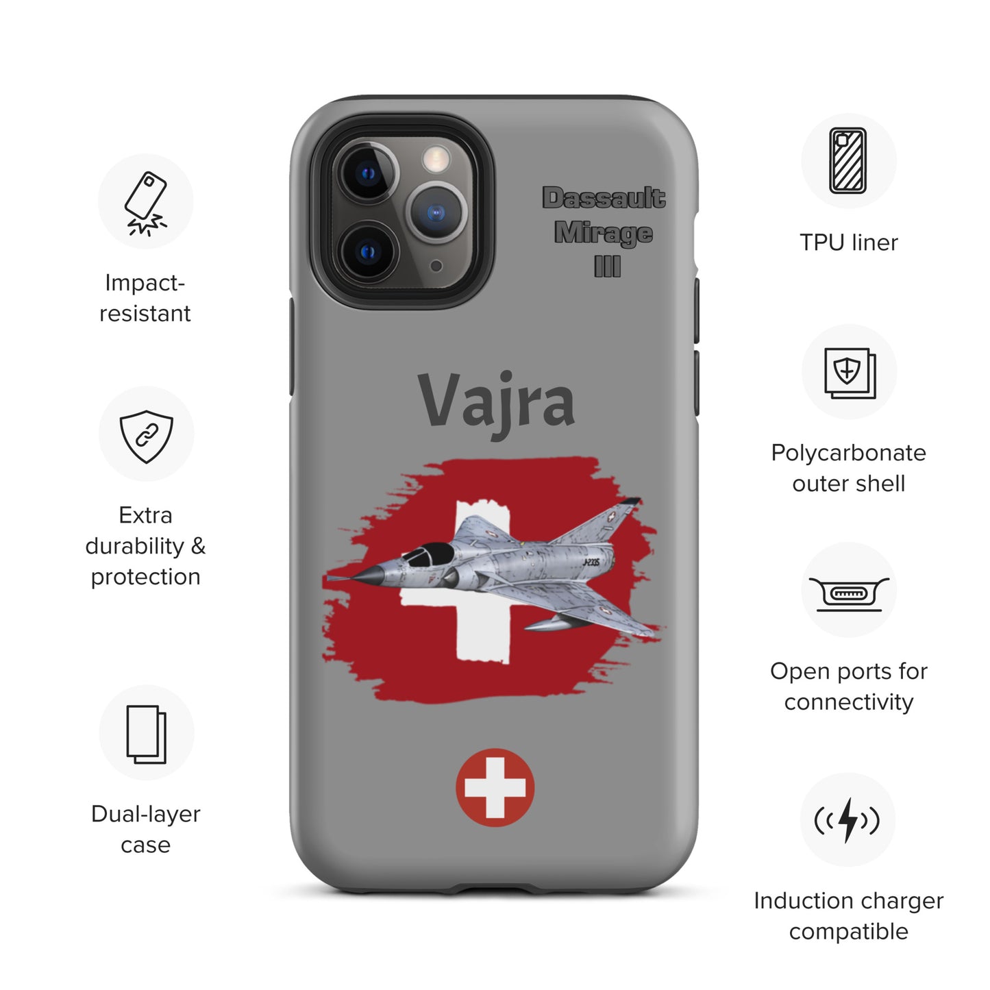 Swiss Mirage Patriot iPhone Case