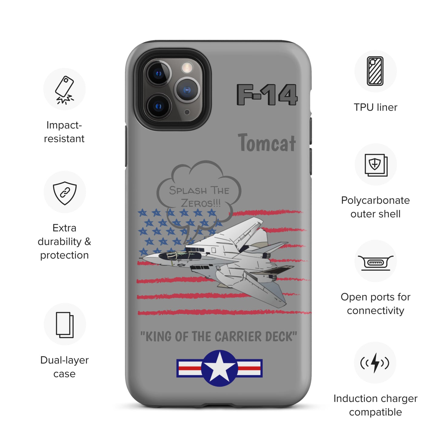 Patriot Tomcat iPhone Case