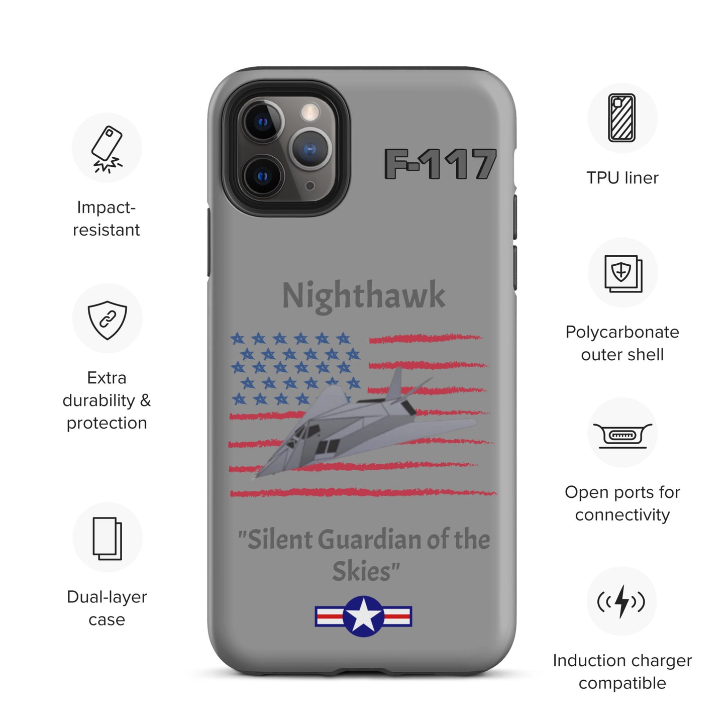 Nighthawk Patriot iPhone Case