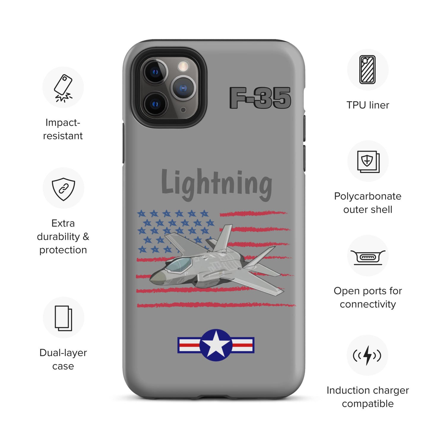 LightningStrike iPhone Case (Without Quotes)