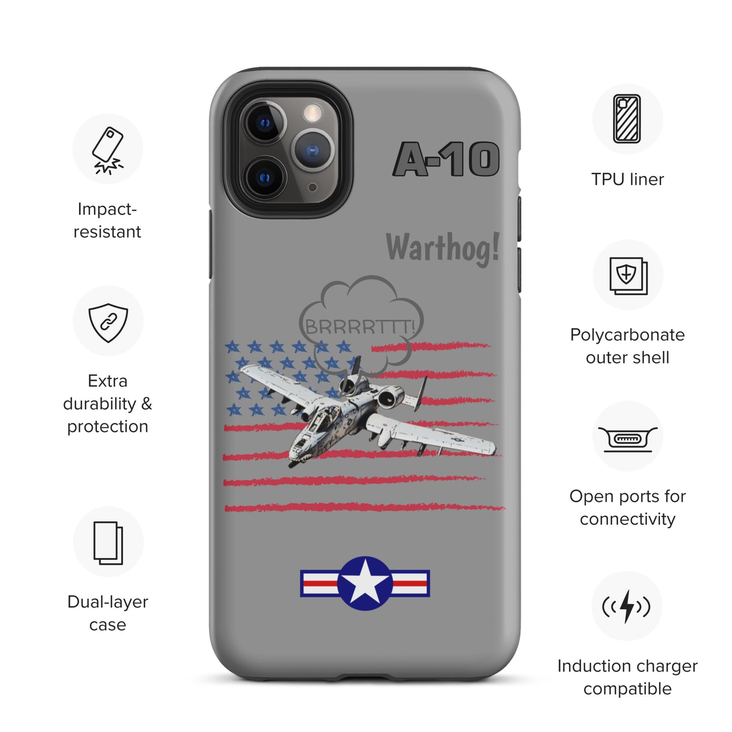 PatriotWarthog iPhone Case (Without Quotes)