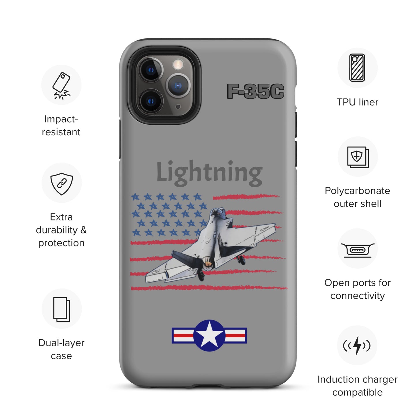 Wings Of Excellence iPhone Case (Without Quotes)