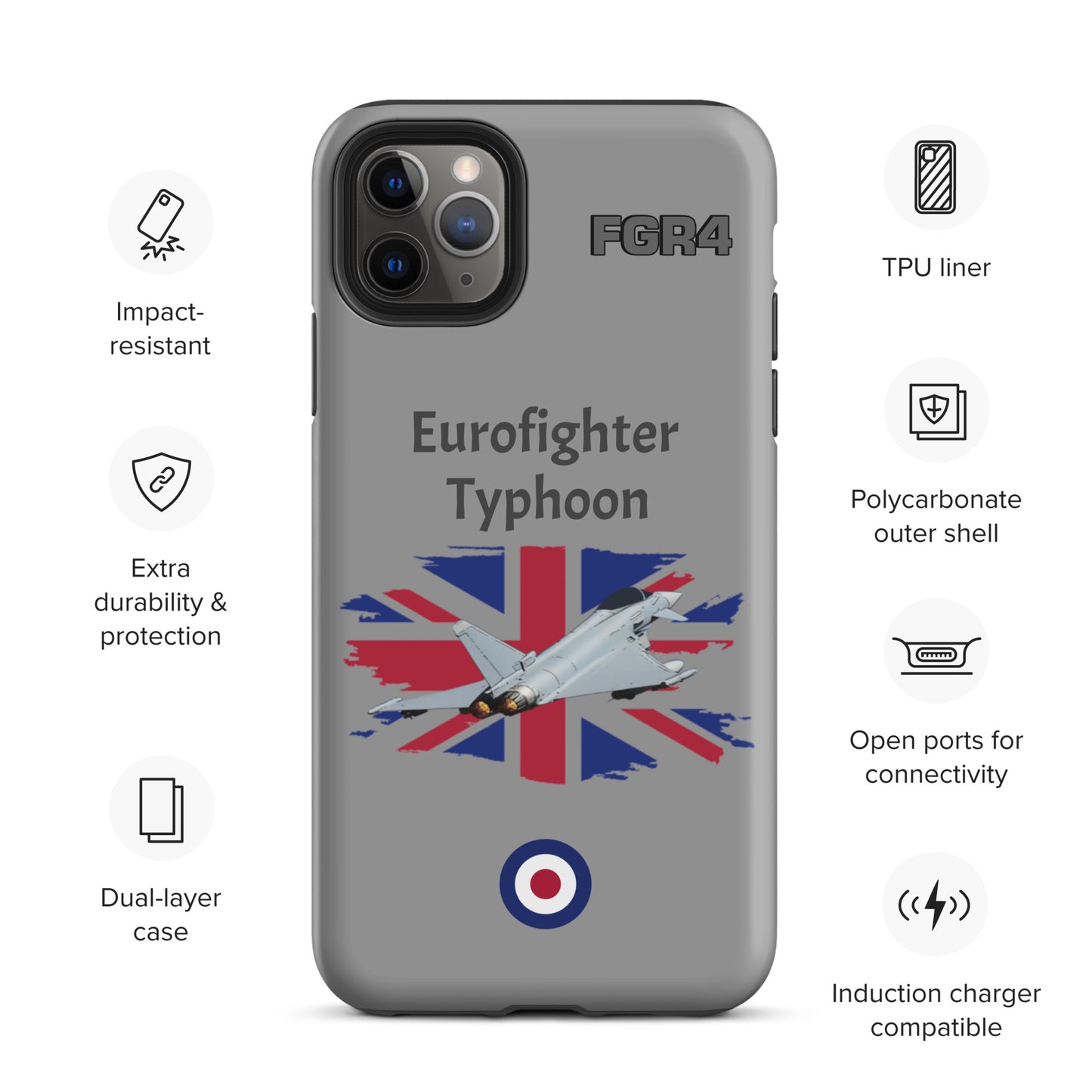 Typhoon Patriot iPhone Case (Without Quotes)