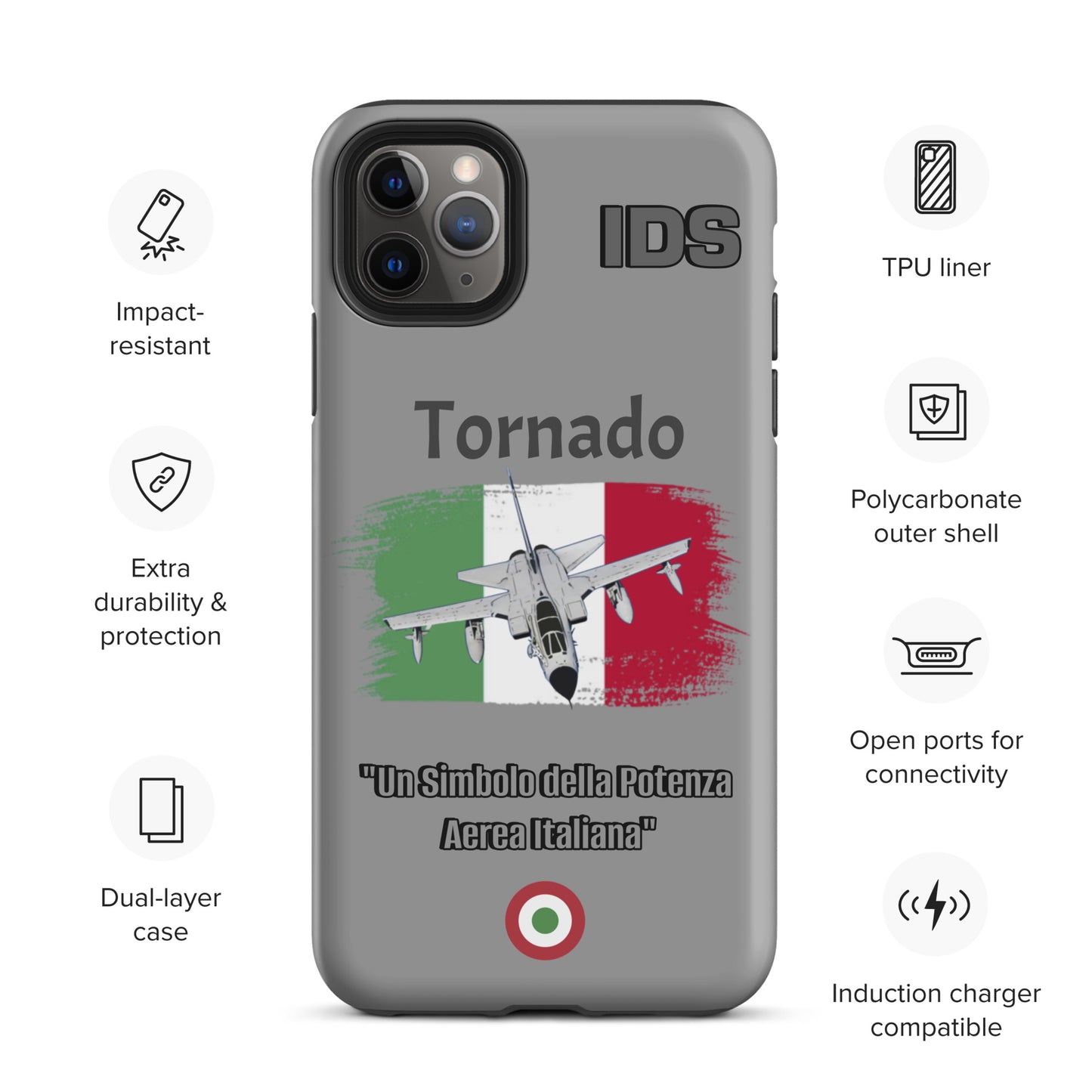 Italian Tornado Patriot iPhone Case