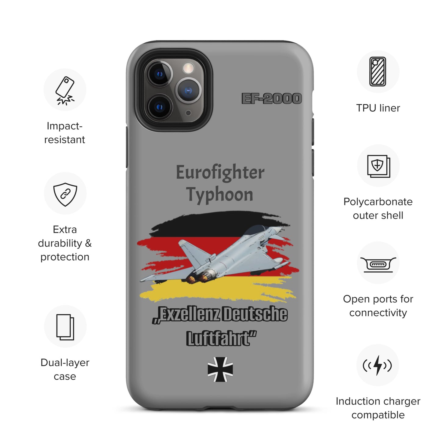 German Typhoon Patriot iPhone Case