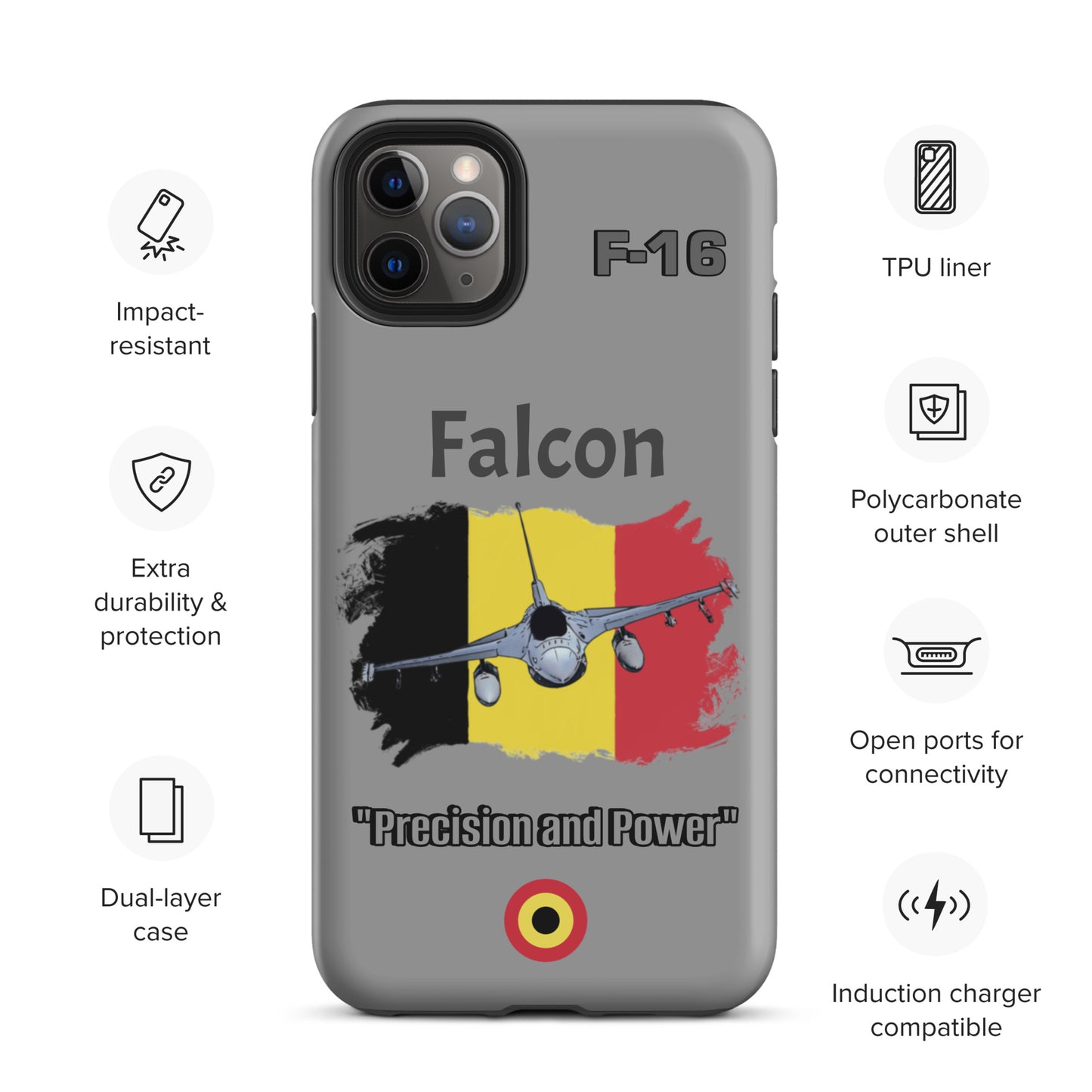Belgium Falcon Patriot iPhone Case