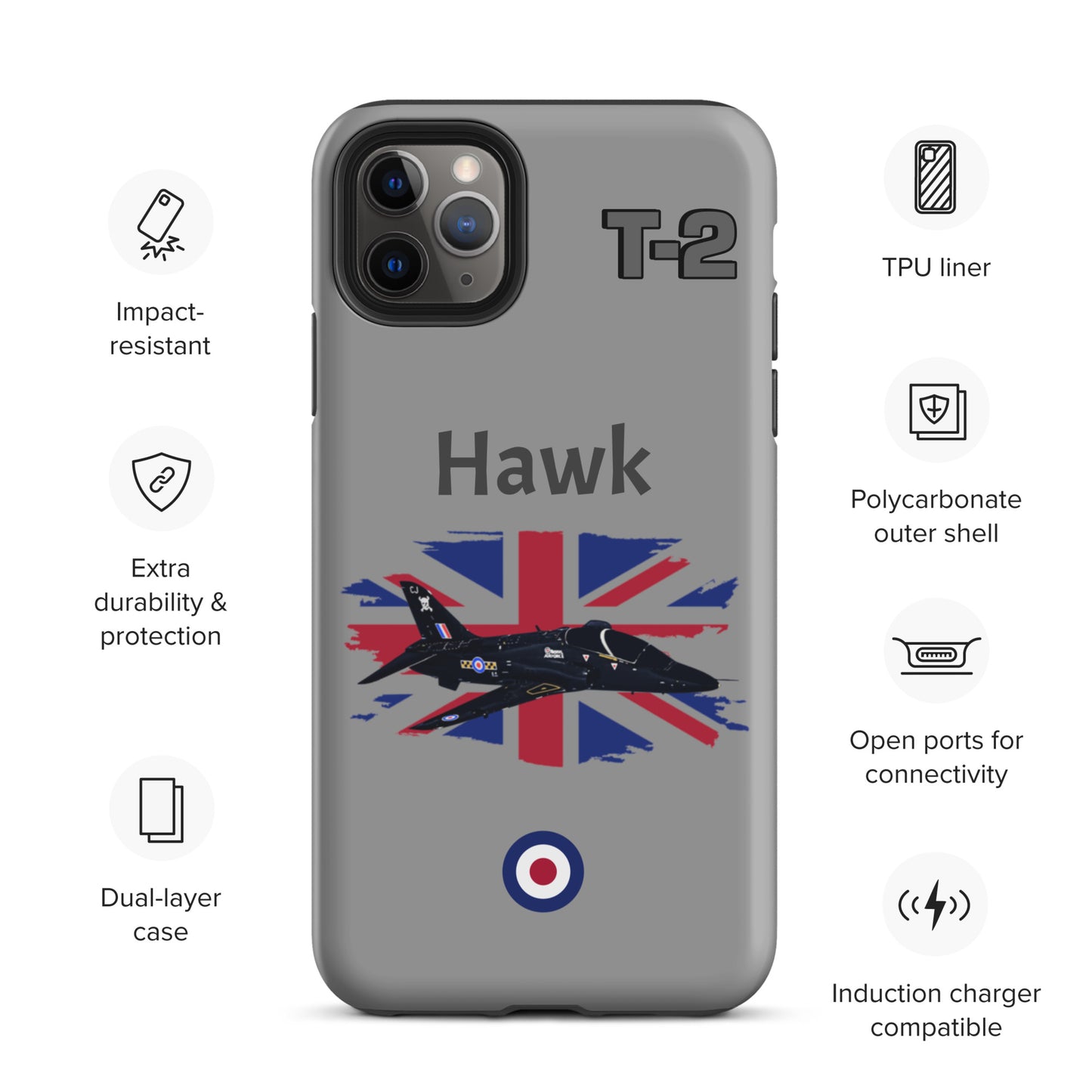 Hawk Patriot iPhone Case (Without Quotes)