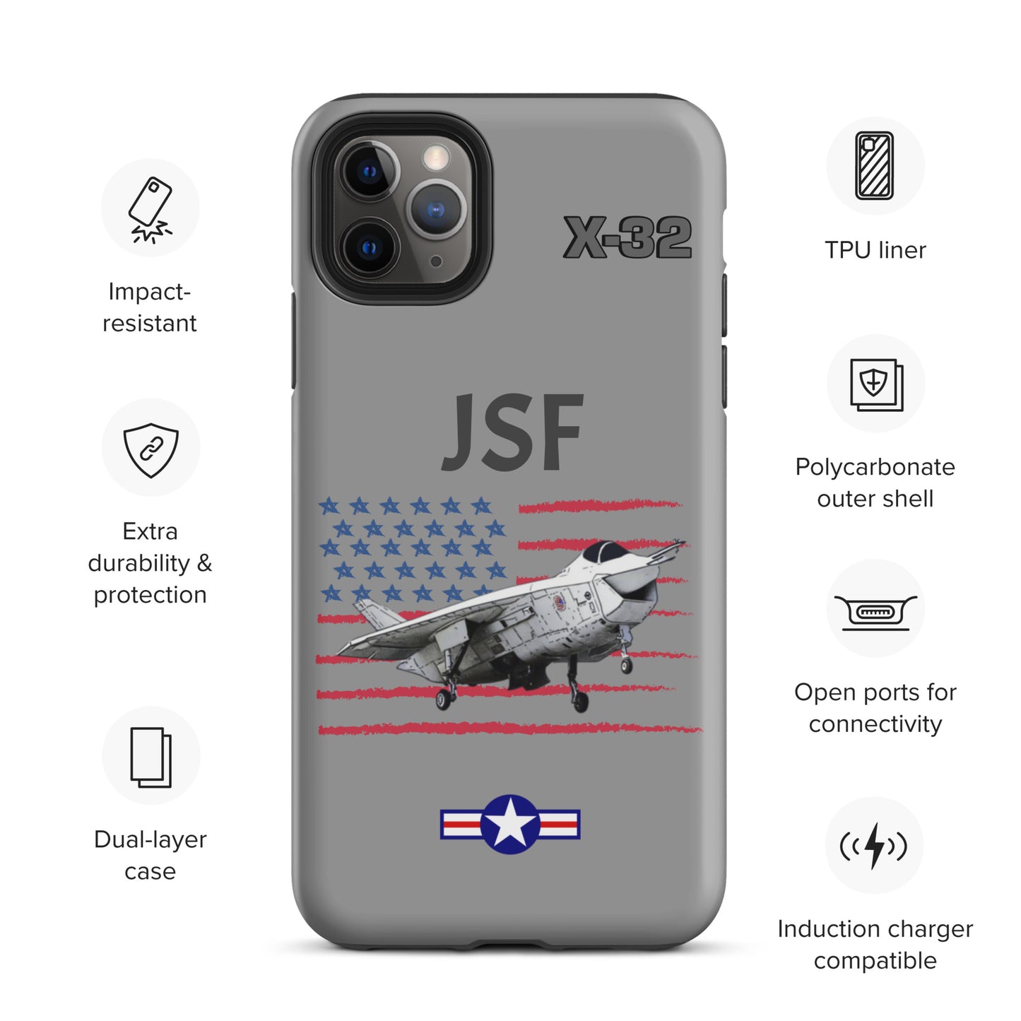 JSF Patriot iPhone Case (Without Quotes)
