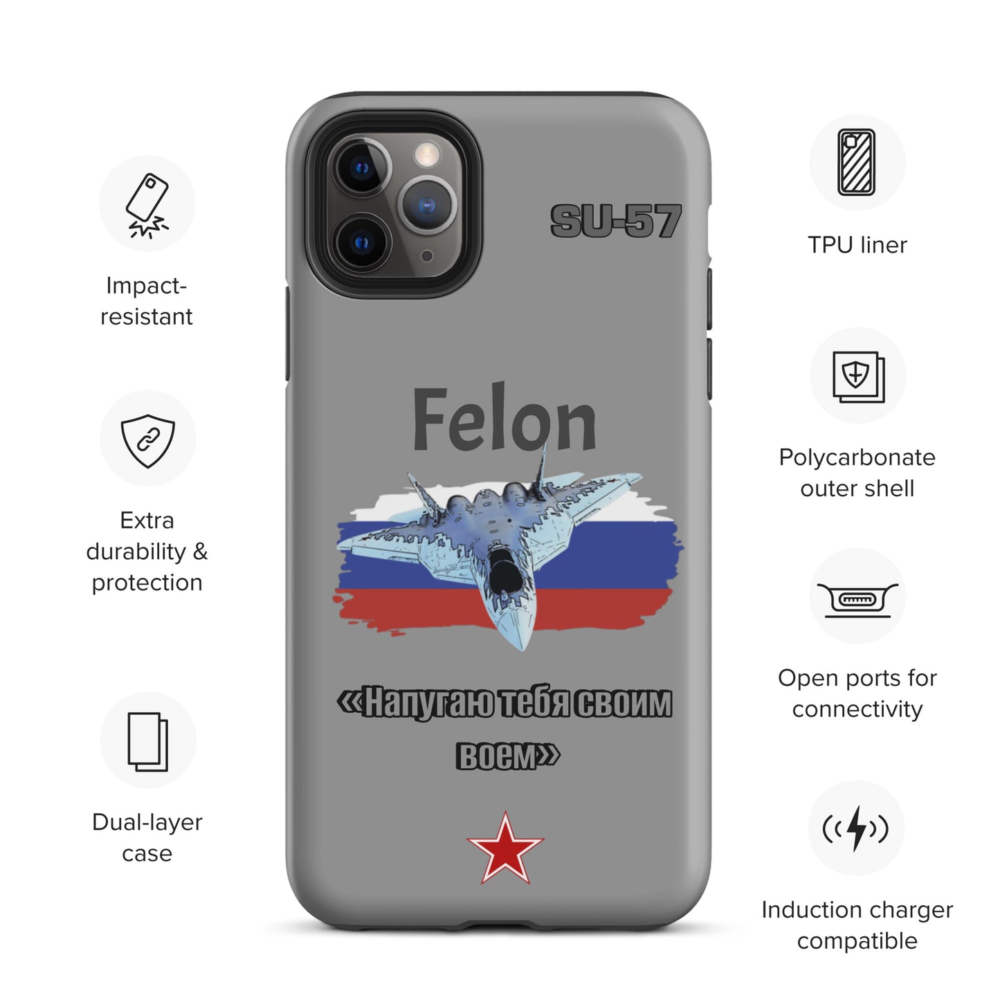 Felon Patriot iPhone Case