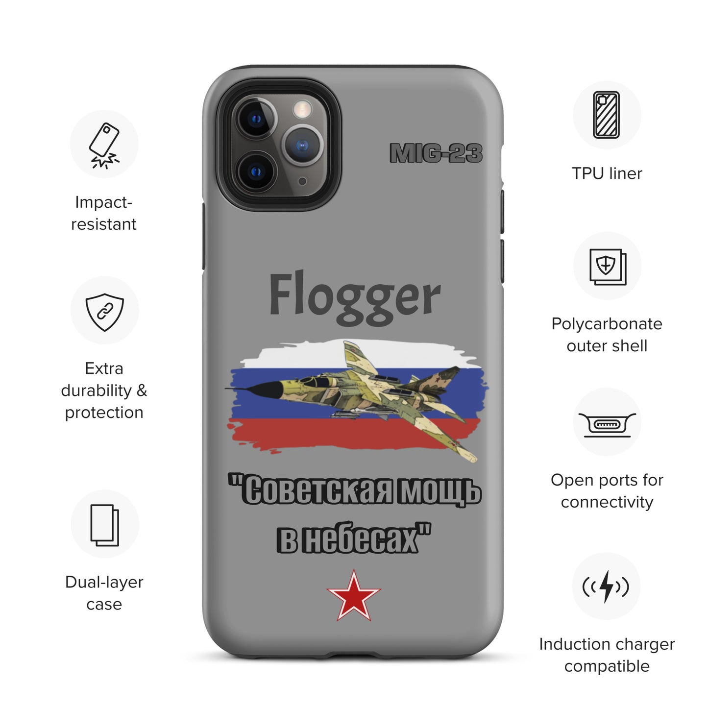 Flogger Patriot iPhone Case