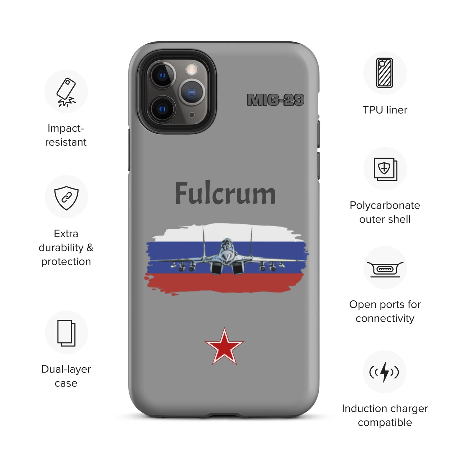 Fulcrum Patriot iPhone Case (Without Quotes)