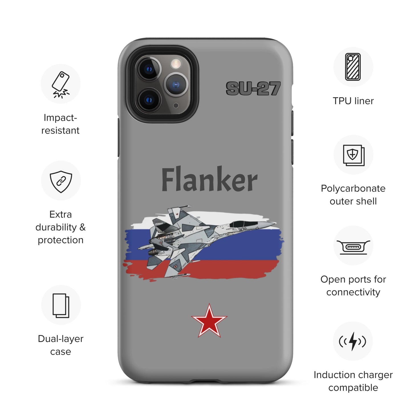 Flanker Patriot iPhone Case (Without Quotes)