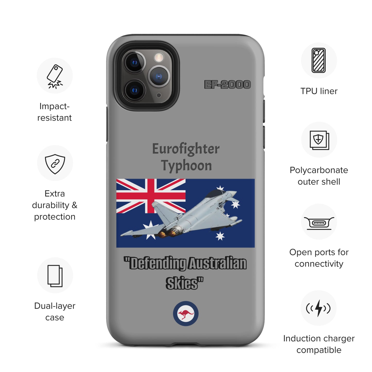 Australian Typhoon Patriot iPhone Case