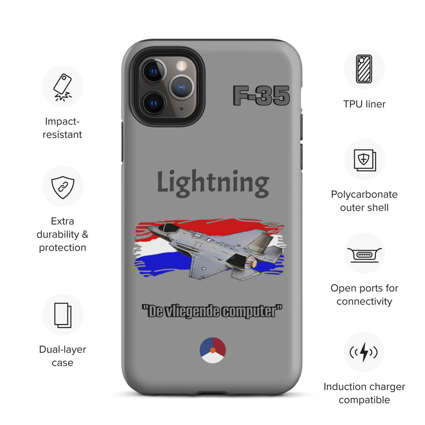 Dutch Lightning Patriot iPhone Case