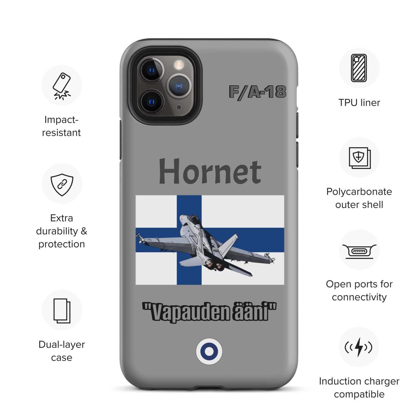 Finnish Hornet Patriot iPhone Case