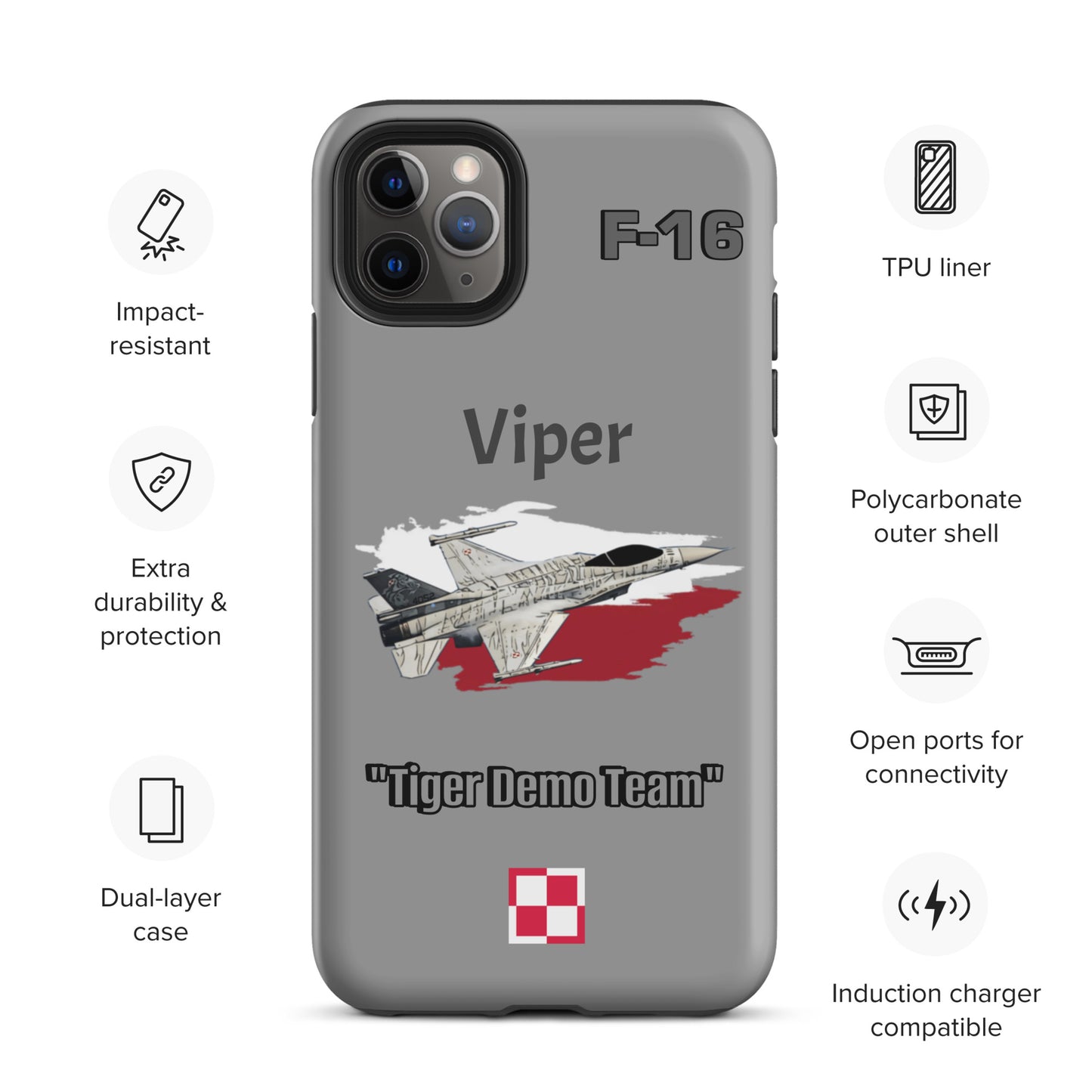 Poland Tiger Demo Team iPhone Case