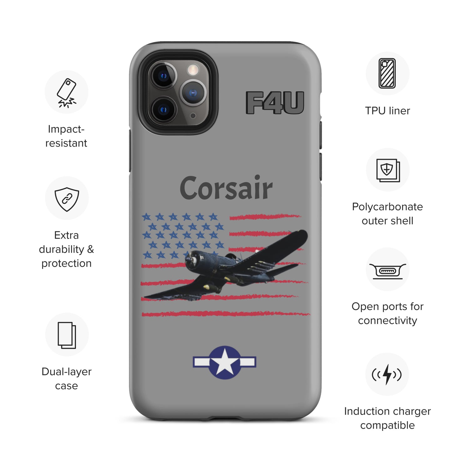 WWII Corsair Patriot iPhone Case