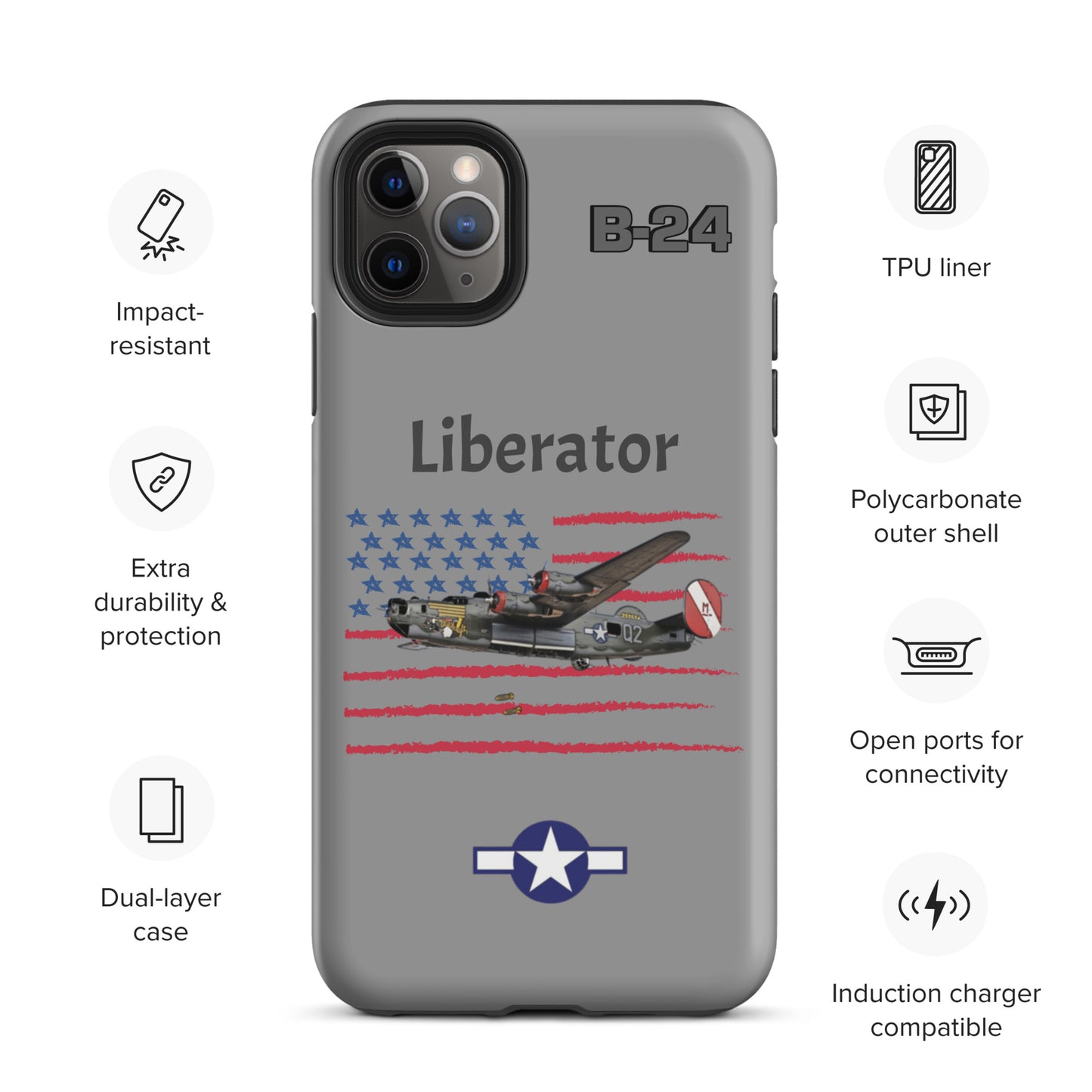 WWII Liberator Patriot iPhone Case