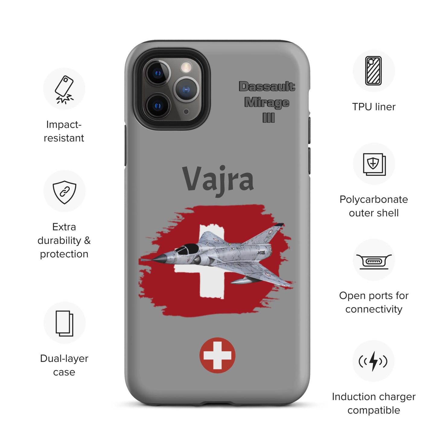 Swiss Mirage Patriot iPhone Case