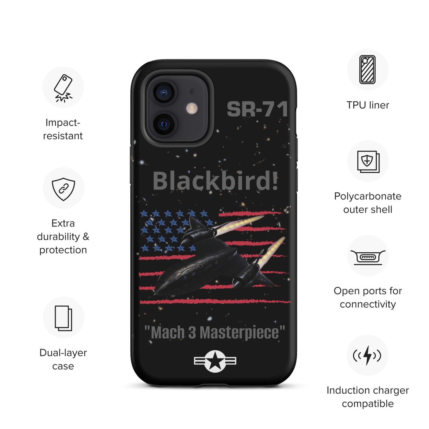 Blackbird Patriot iPhone Case
