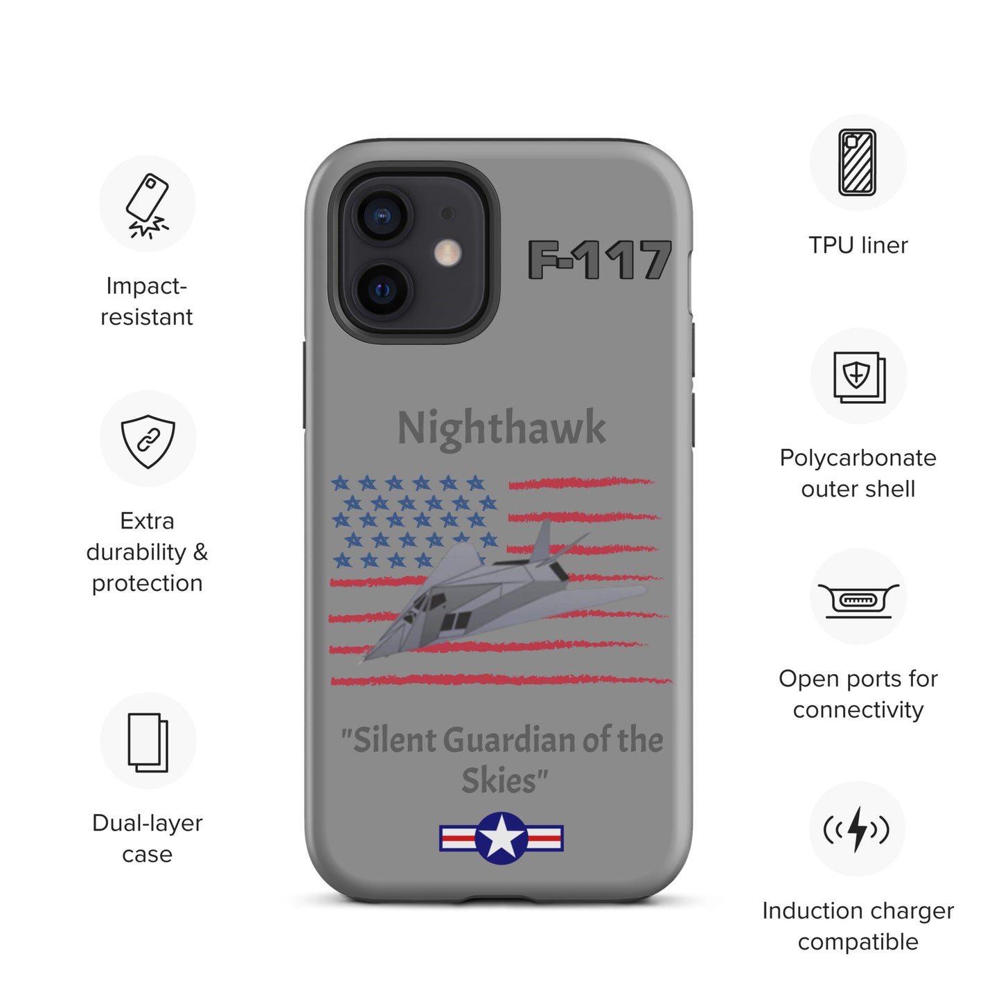 Nighthawk Patriot iPhone Case
