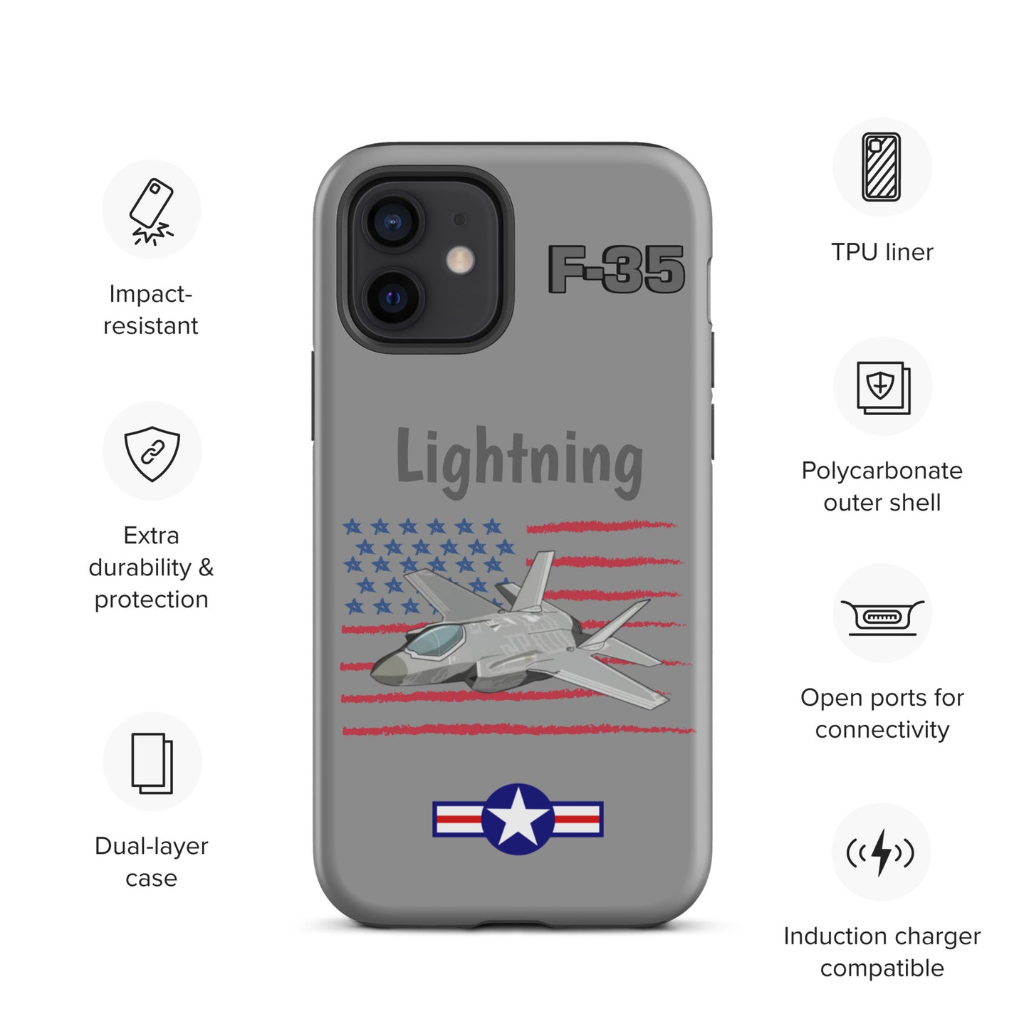 LightningStrike iPhone Case (Without Quotes)