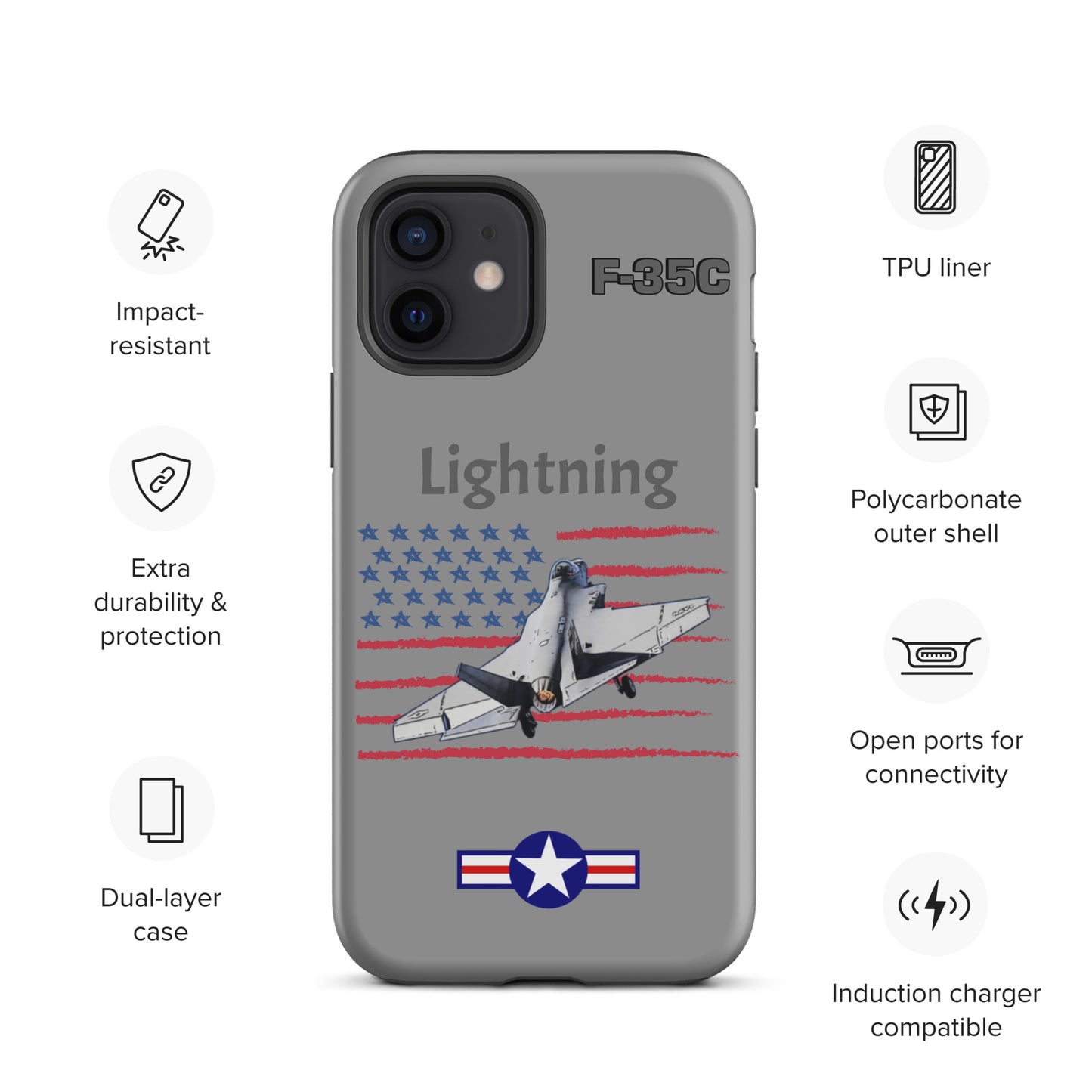 Wings Of Excellence iPhone Case (Without Quotes)