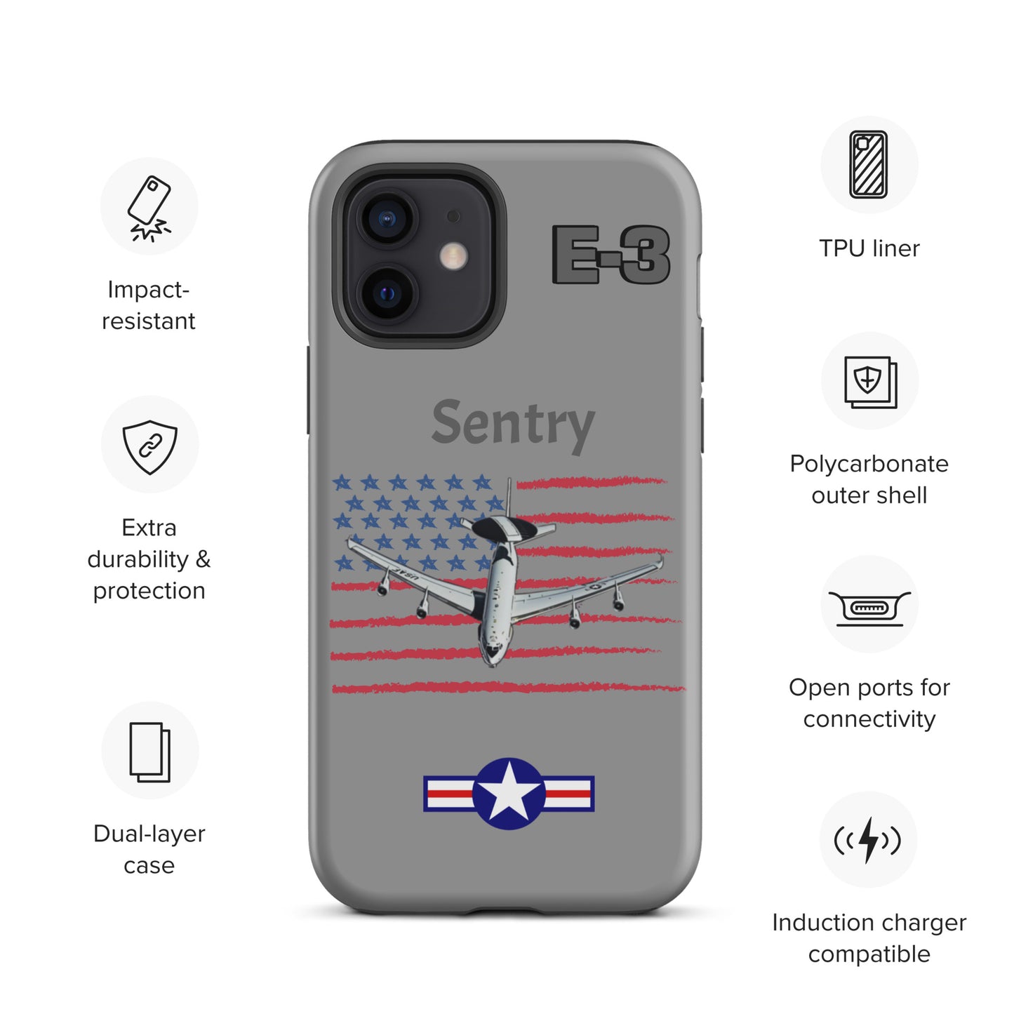 Sentry Patriot iPhone Case (Without Quotes)