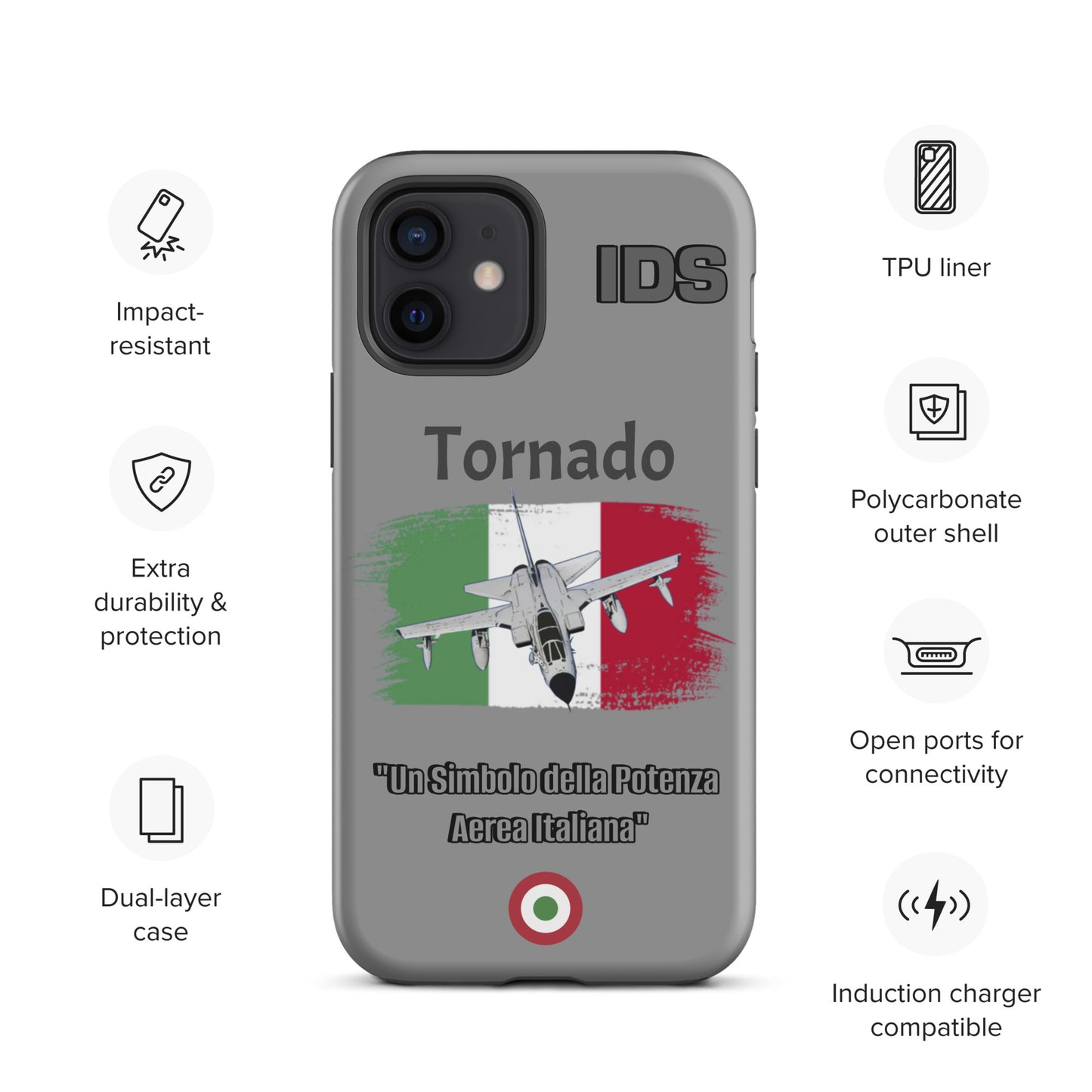 Italian Tornado Patriot iPhone Case