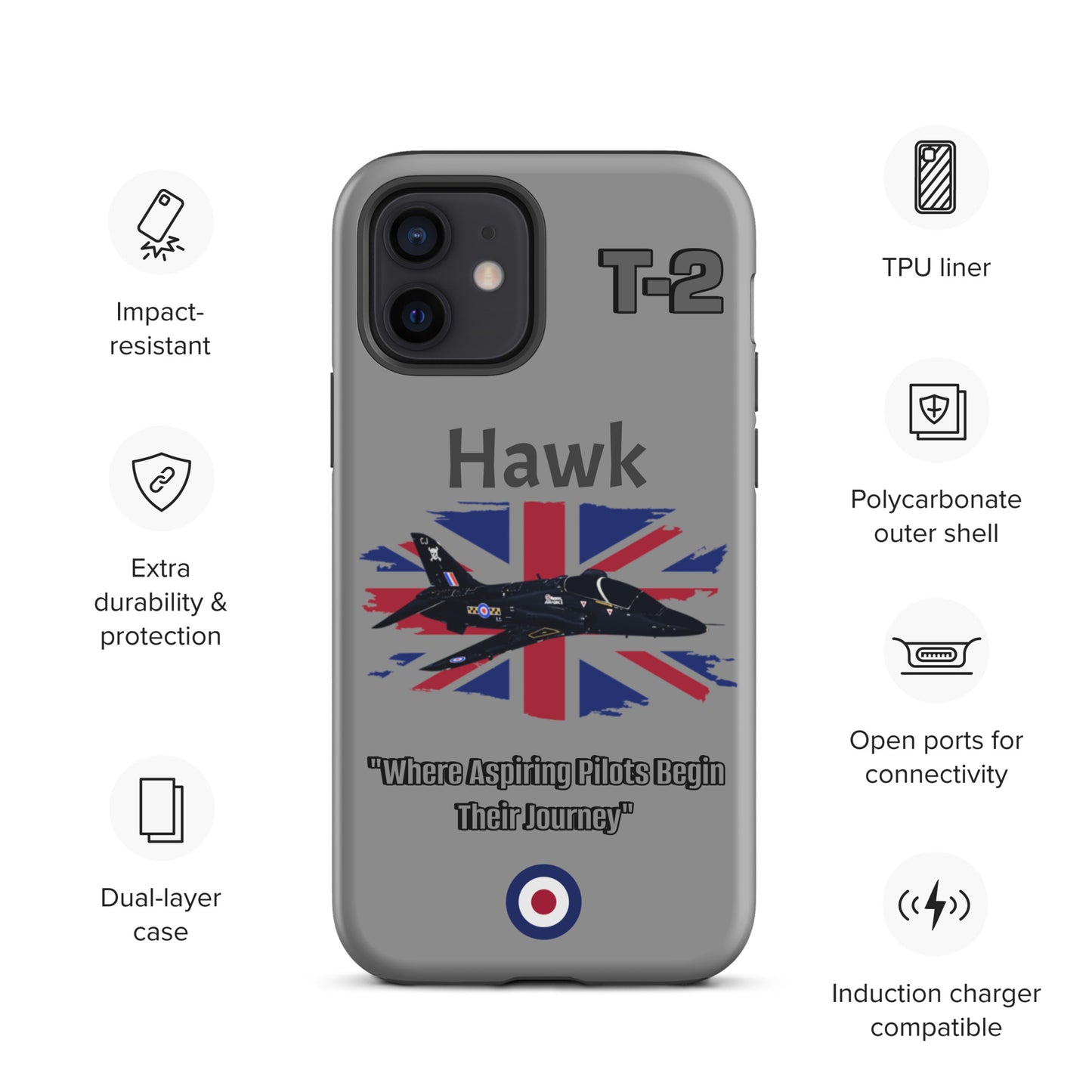Hawk Patriot iPhone Case